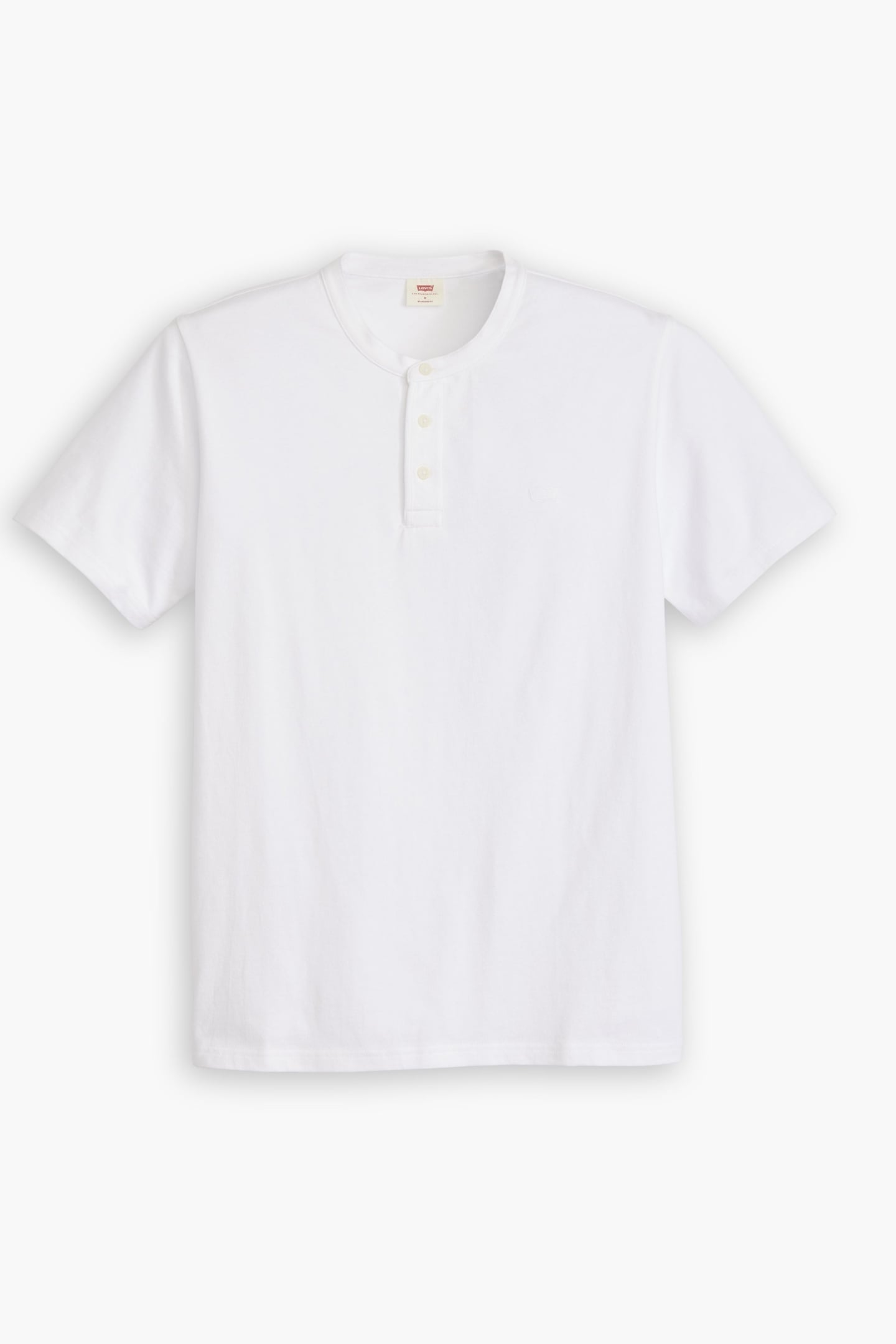 SHORT SLEEVE HOUSEMARK HENLEY WHITE 4