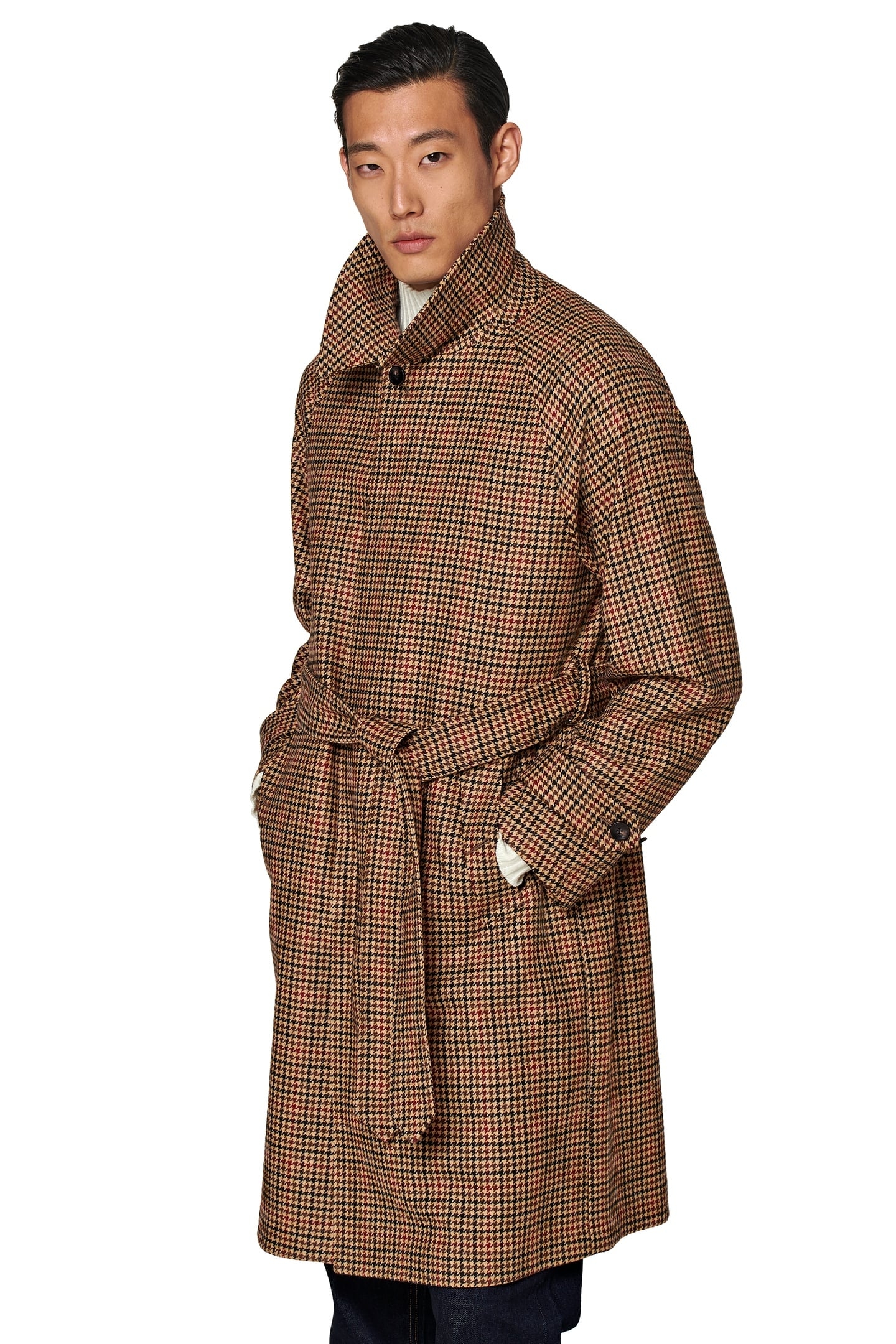 HEADINGTON-HOUNDSTOOTH BROWN & RED 4