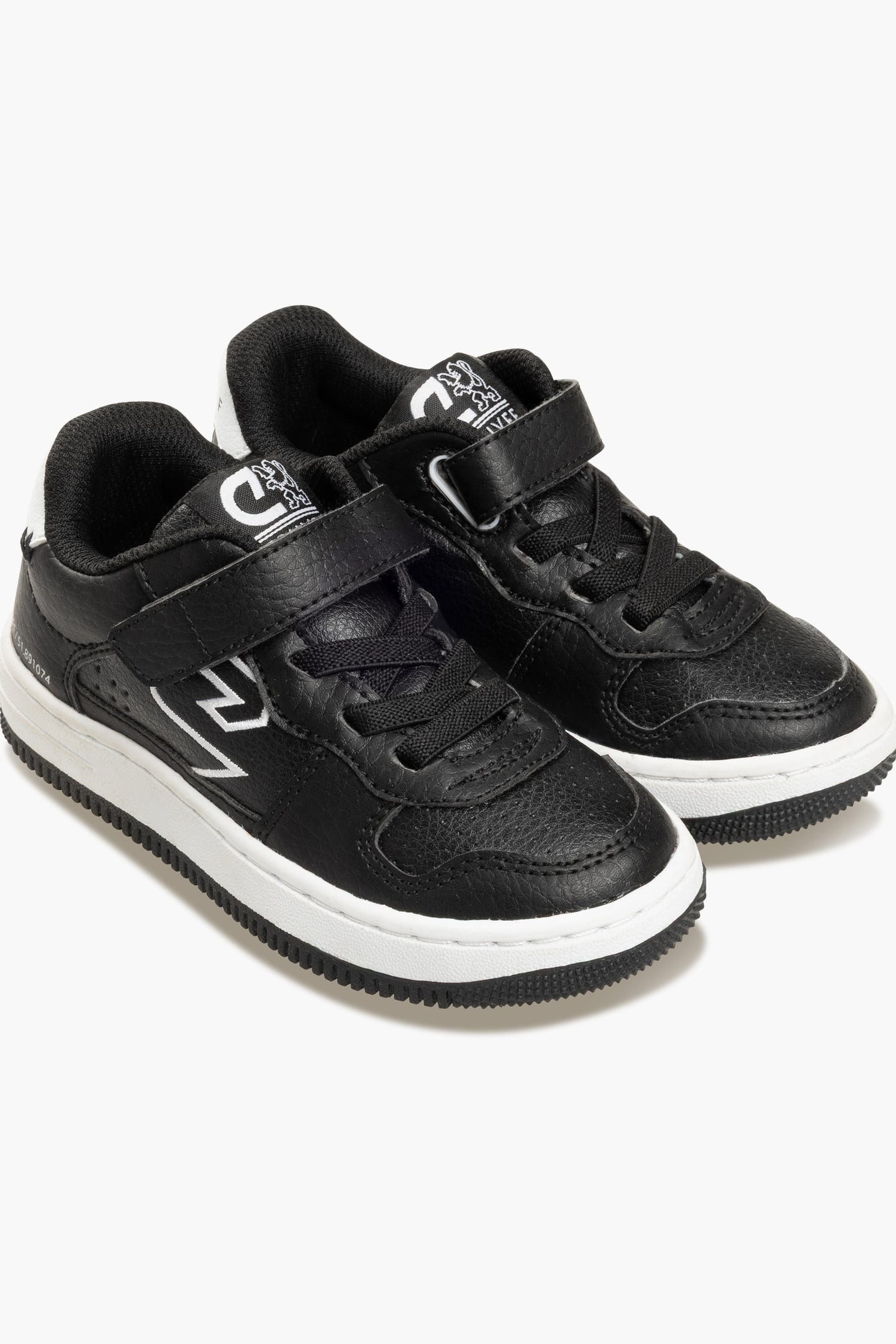 BOYS ROYAL C VELCRO BLACK / WHITE 2