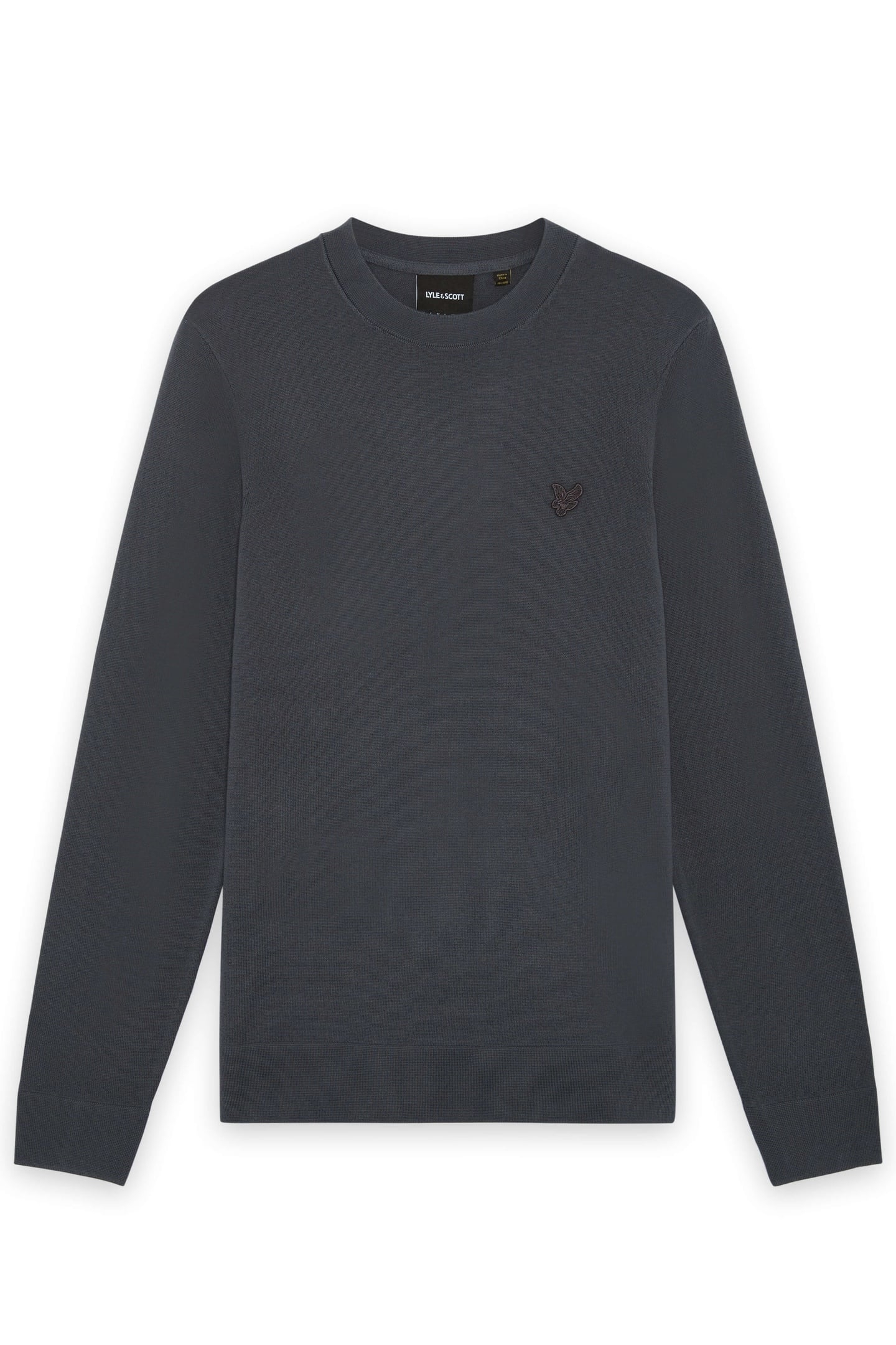 TONAL SUPERFINE CREW NECK JUMPER IRON GATE 4