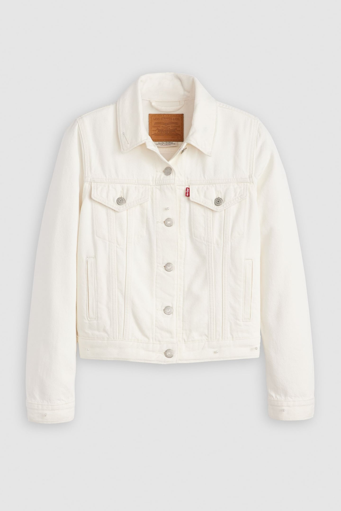 ORIGINAL TRUCKER JACKET WHITE 5