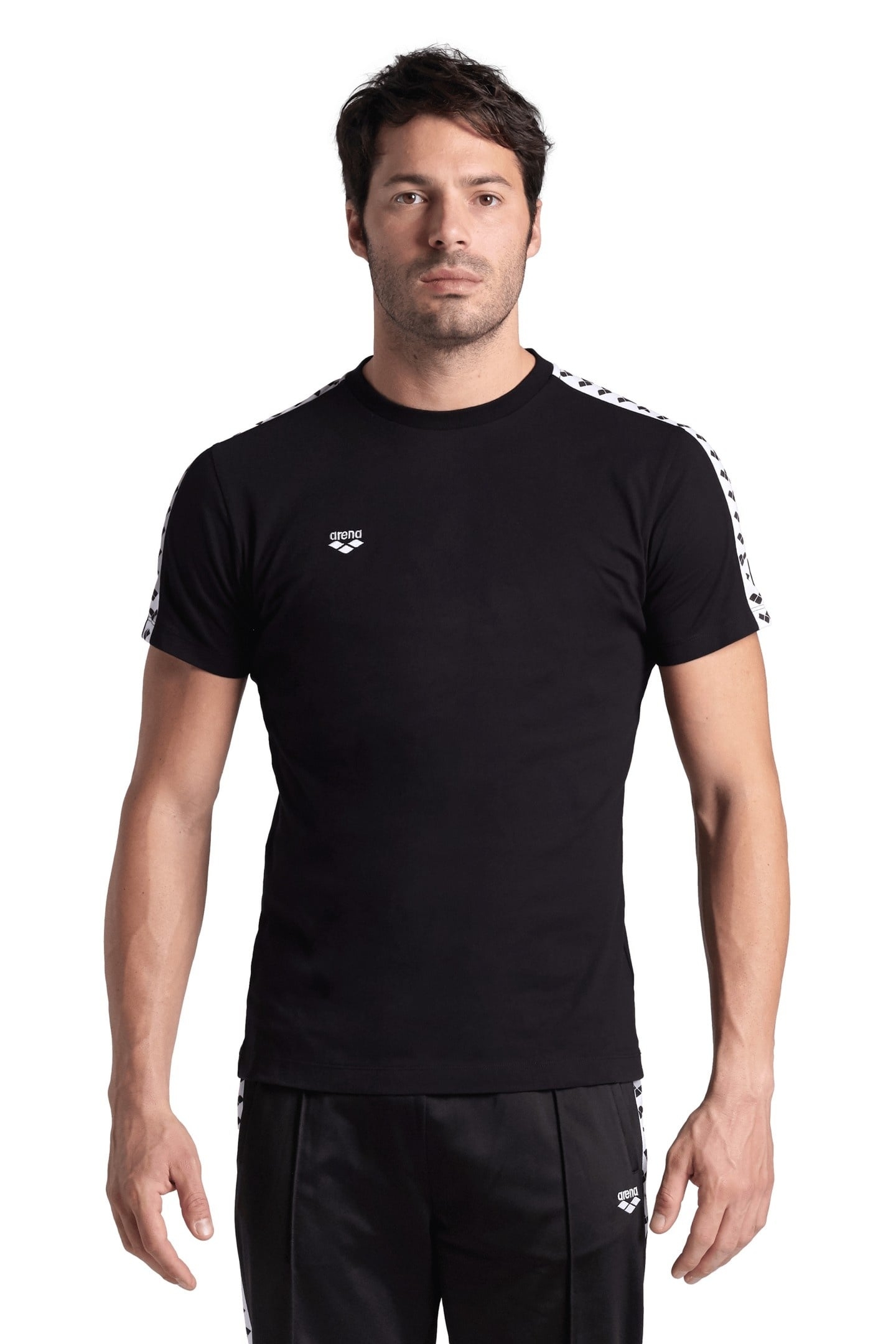 M T-SHIRT TEAM BLACK-WHITE-BLACK 1