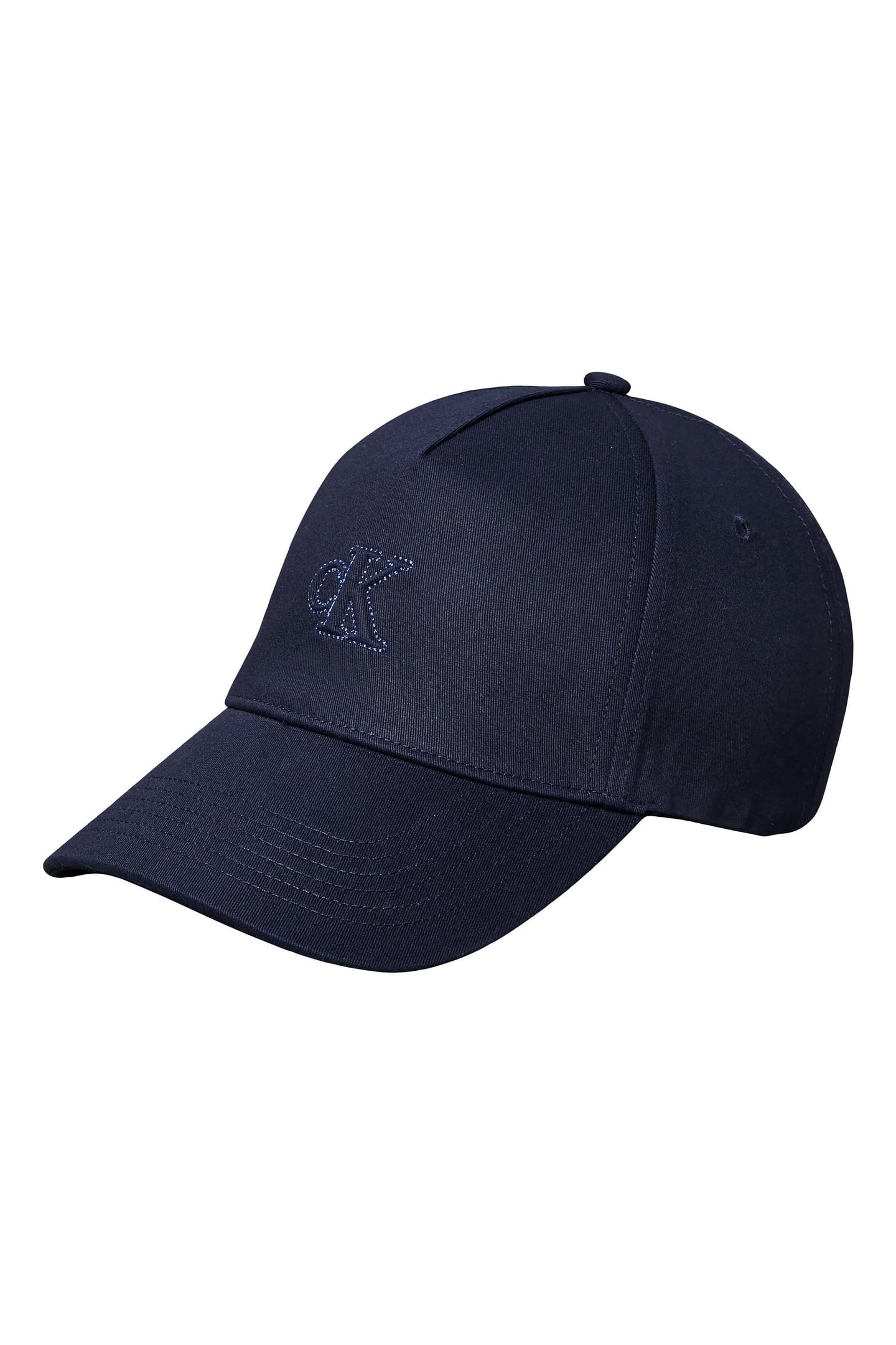 MONOGRAM SHINE EMBROIDERY CAP MARITIME BLUE 1