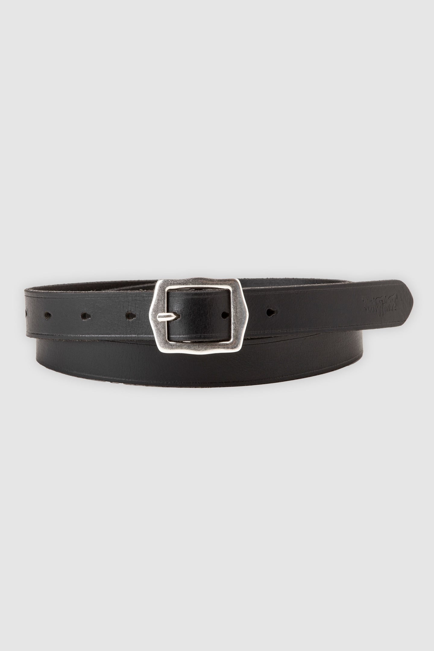 LUX LEATHER BELT BLACK 1