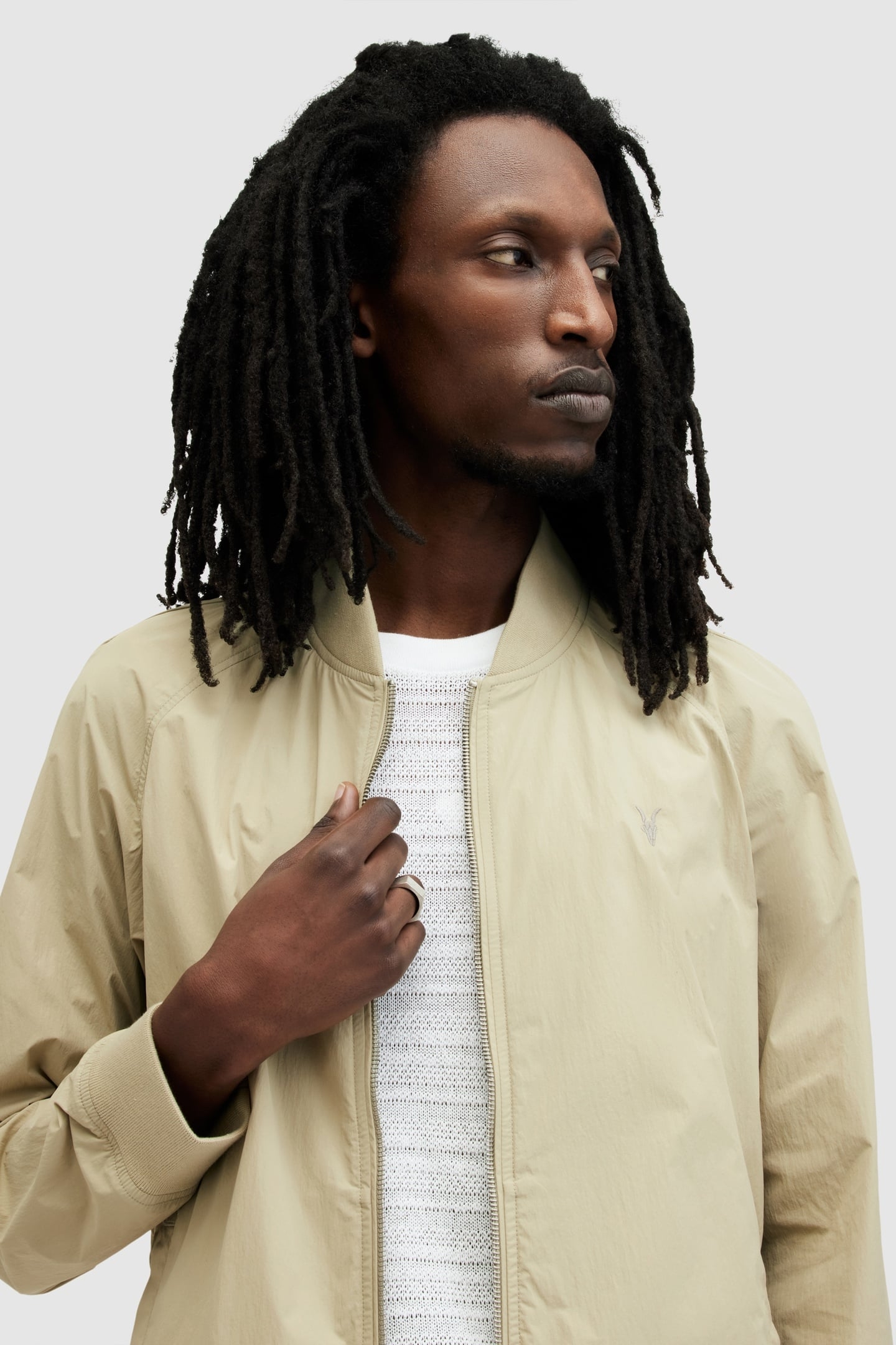 WAYLAN BOMBER STONE BEIGE 6