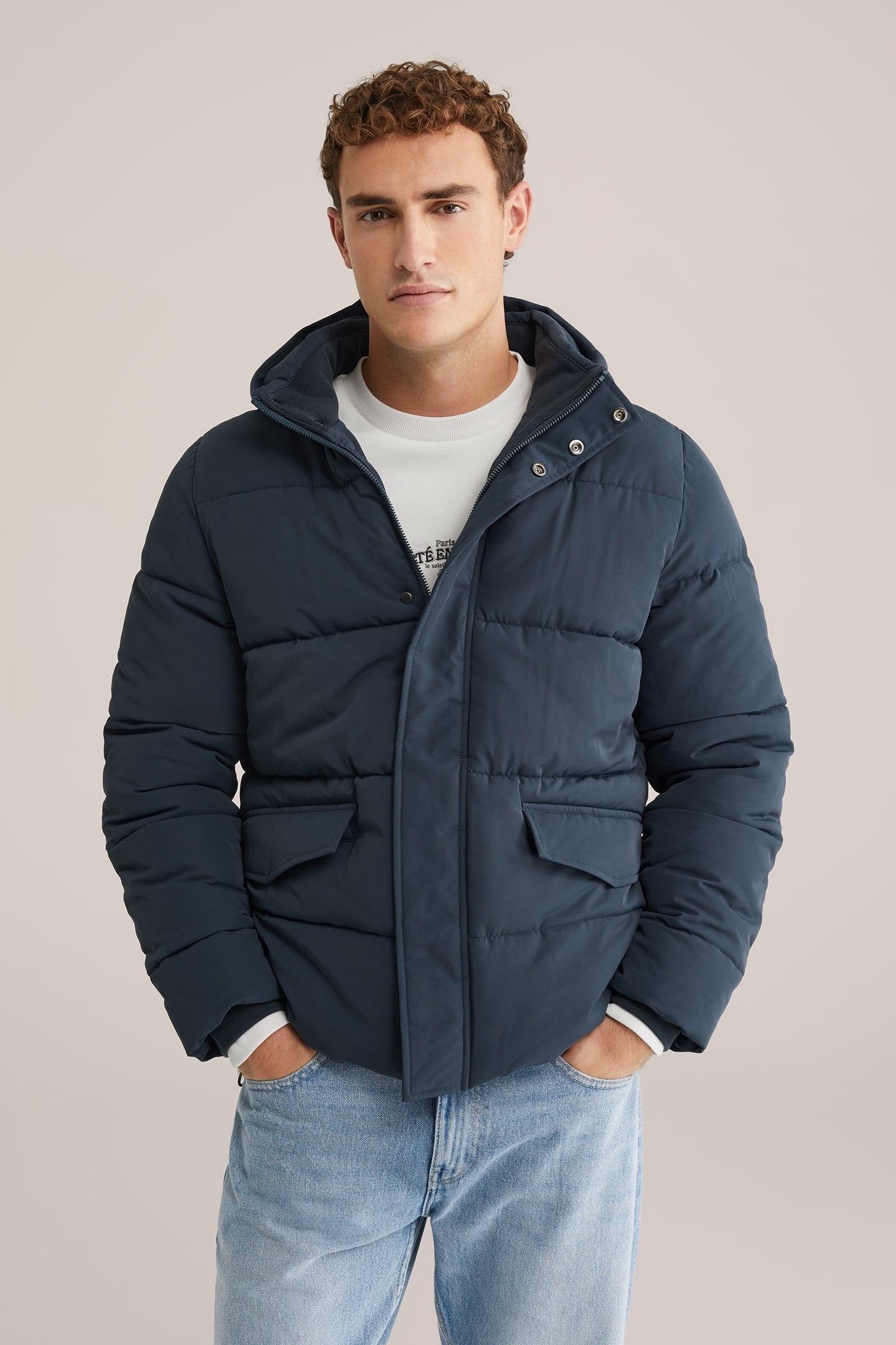 JACKET NORMAL LENGTH DARK BLUE 1