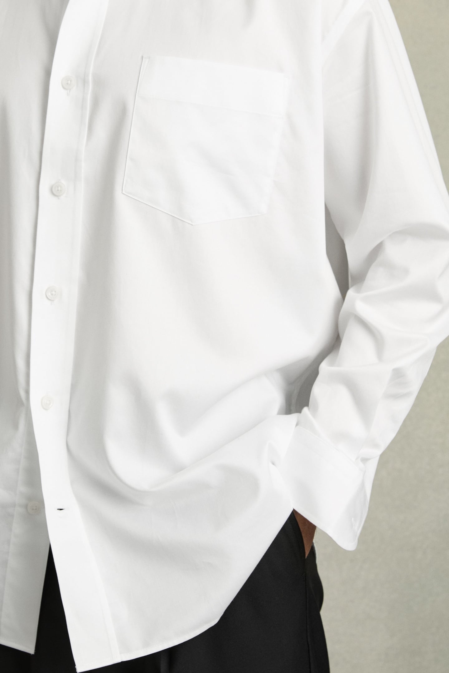 LS OVERSIZED SHIRTLS OVERSIZED SHIRT WHITE 6