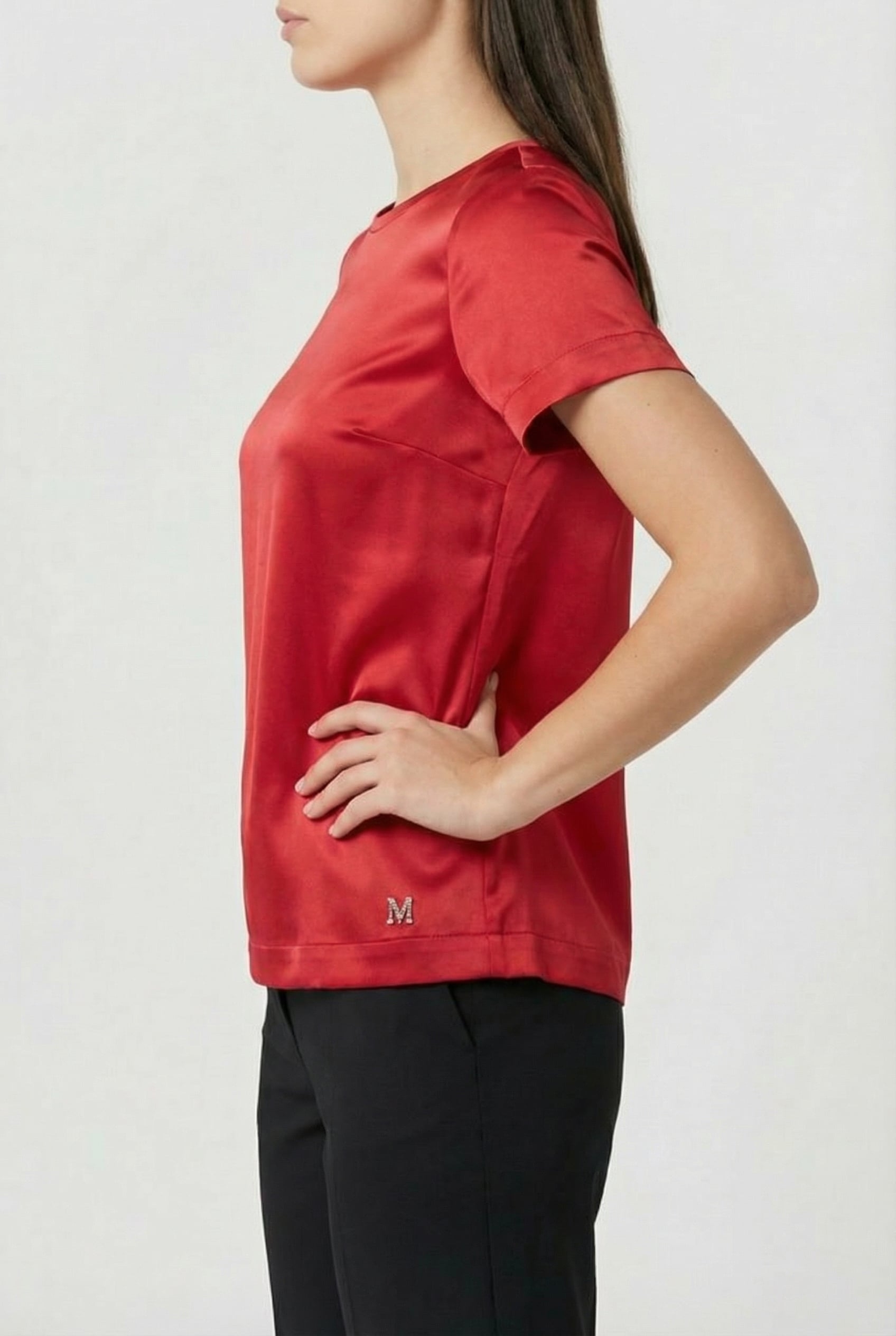 MARCIANO BY GUESS DENISE SS TOP FRUIT JUICE PINK 3