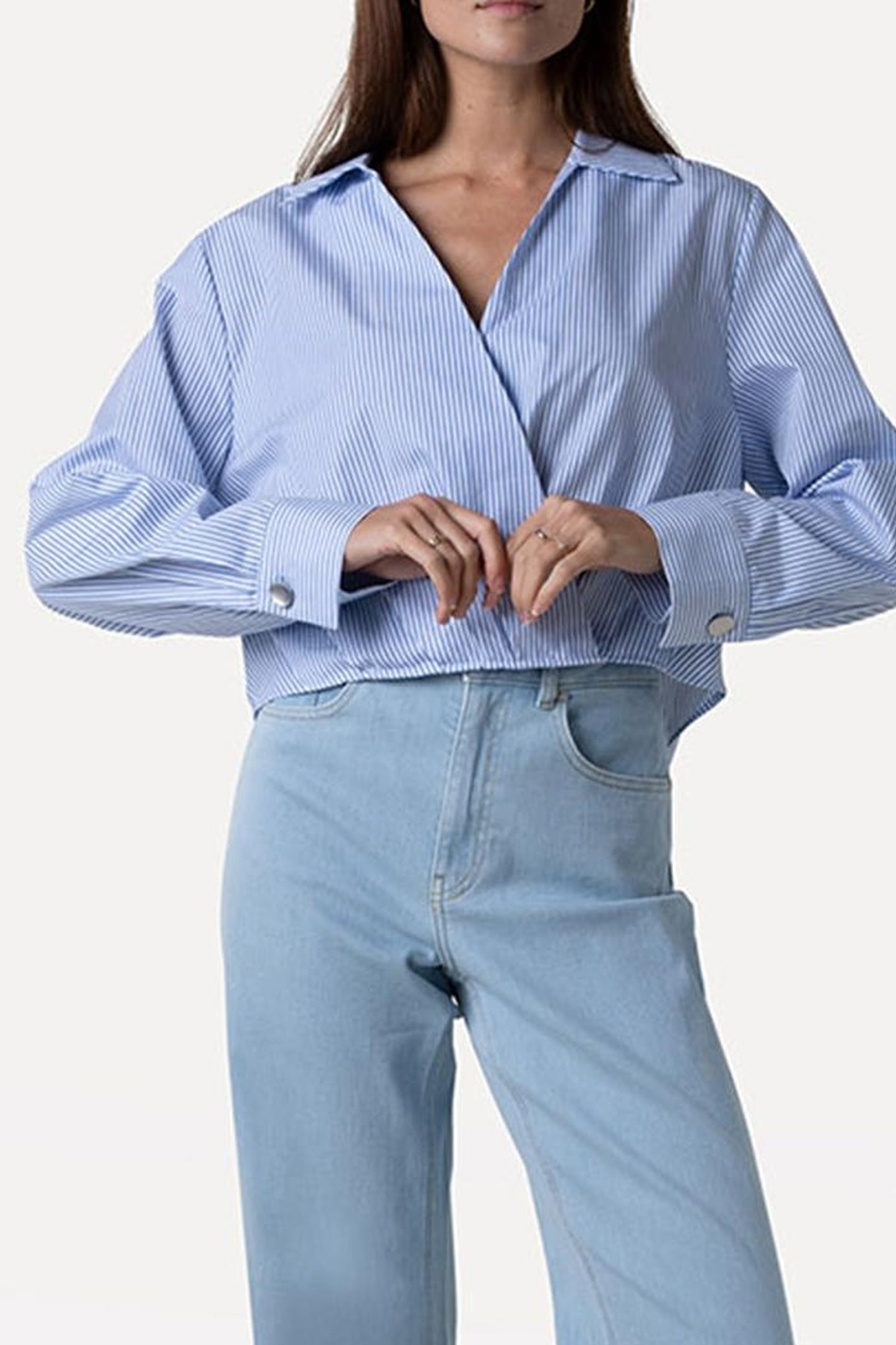 ELSIE TOP WHITE GRANADA STRIPE 2