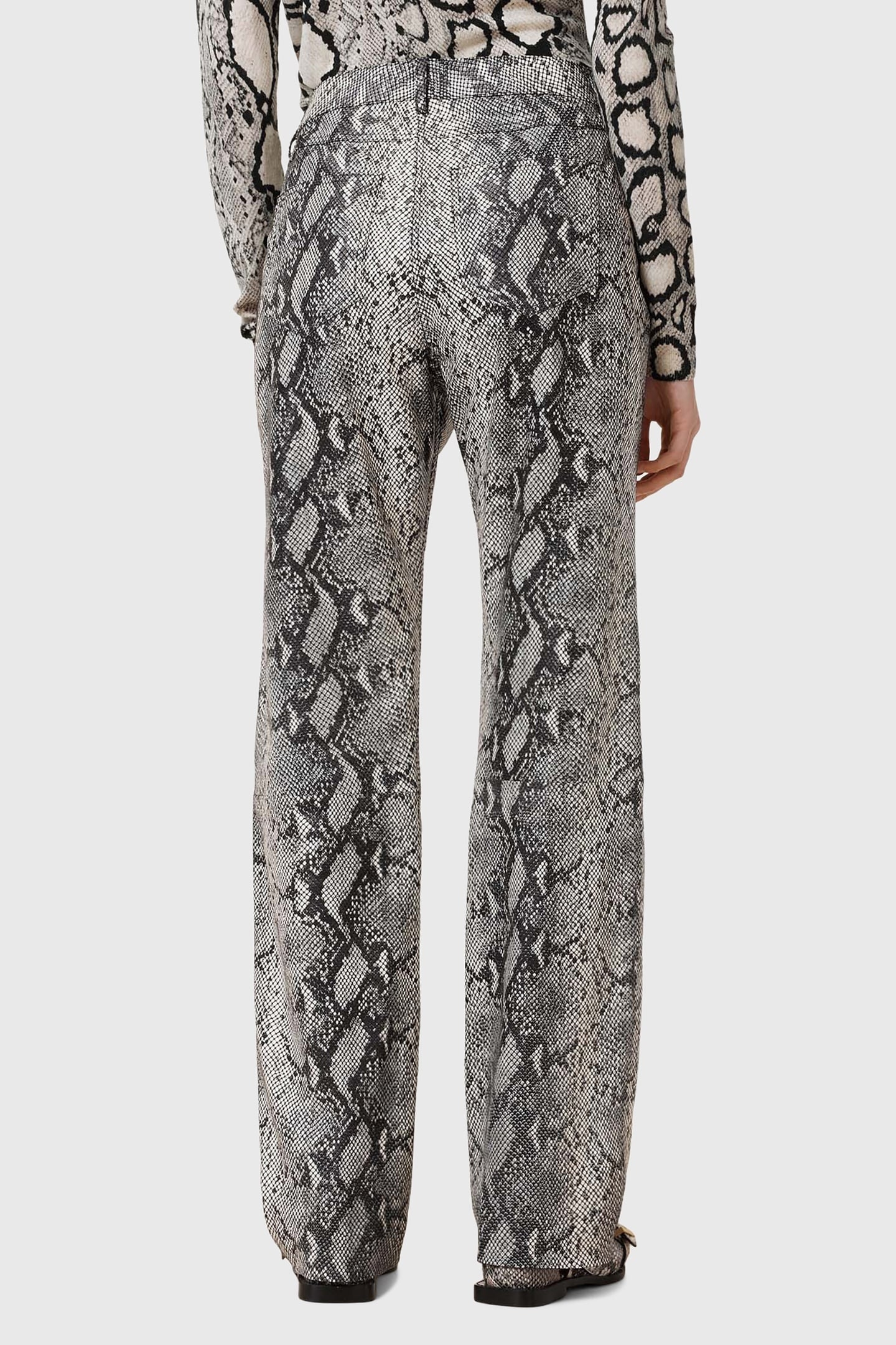 SAIGE SNAKE TROUSER NATURAL WHITE 5