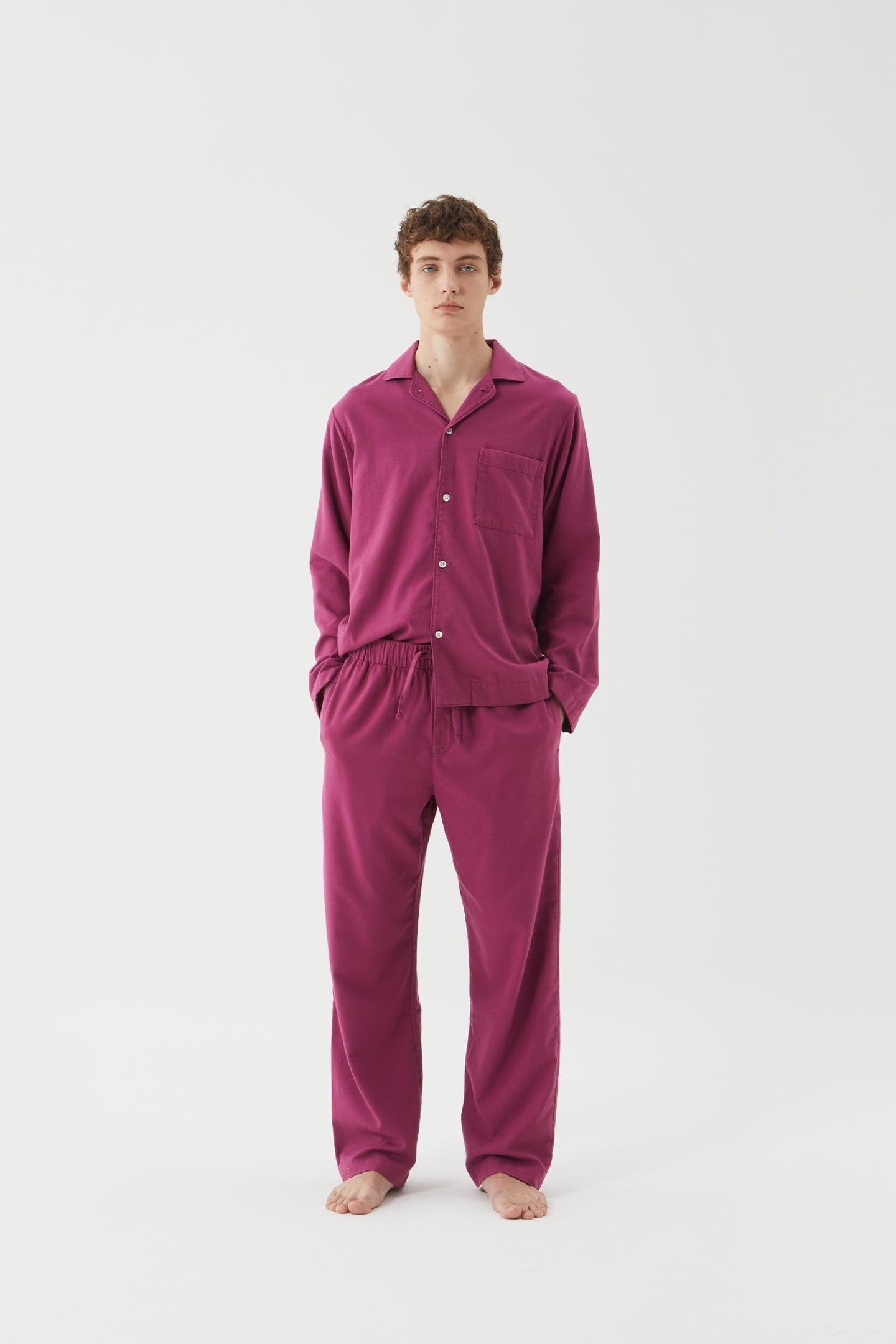 UNISEX FLANNEL, PYJAMAS PANTS GRAPE 2