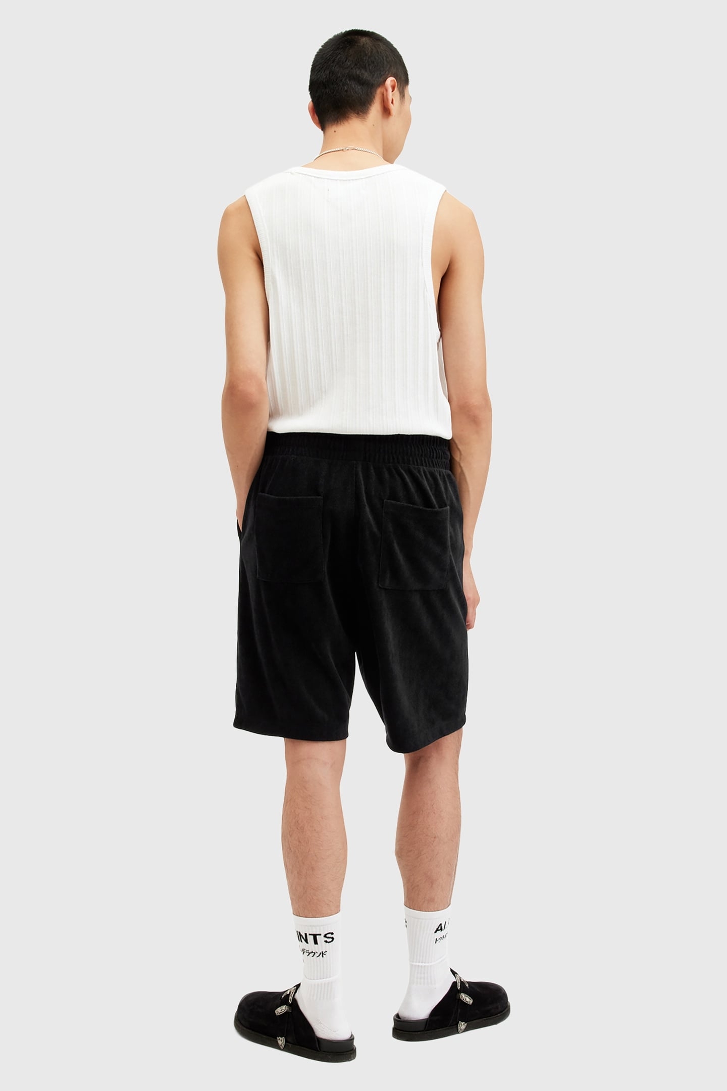 FELIX SWEATSHORT JET BLACK 3