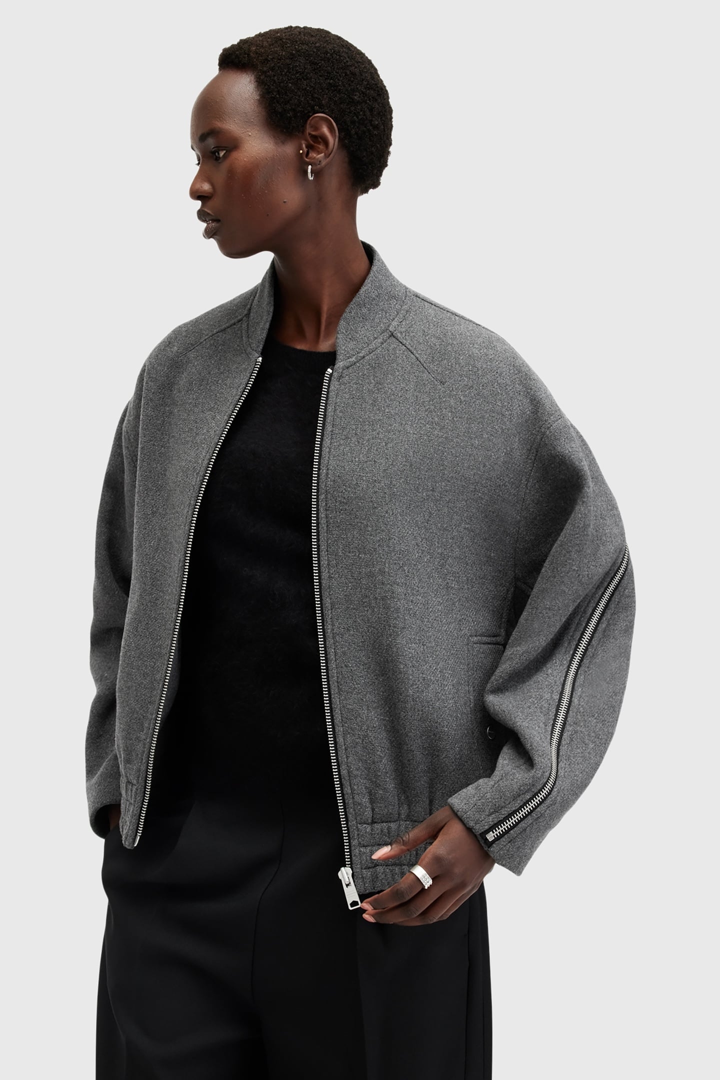 HACKNEY BOMBER GREY 2