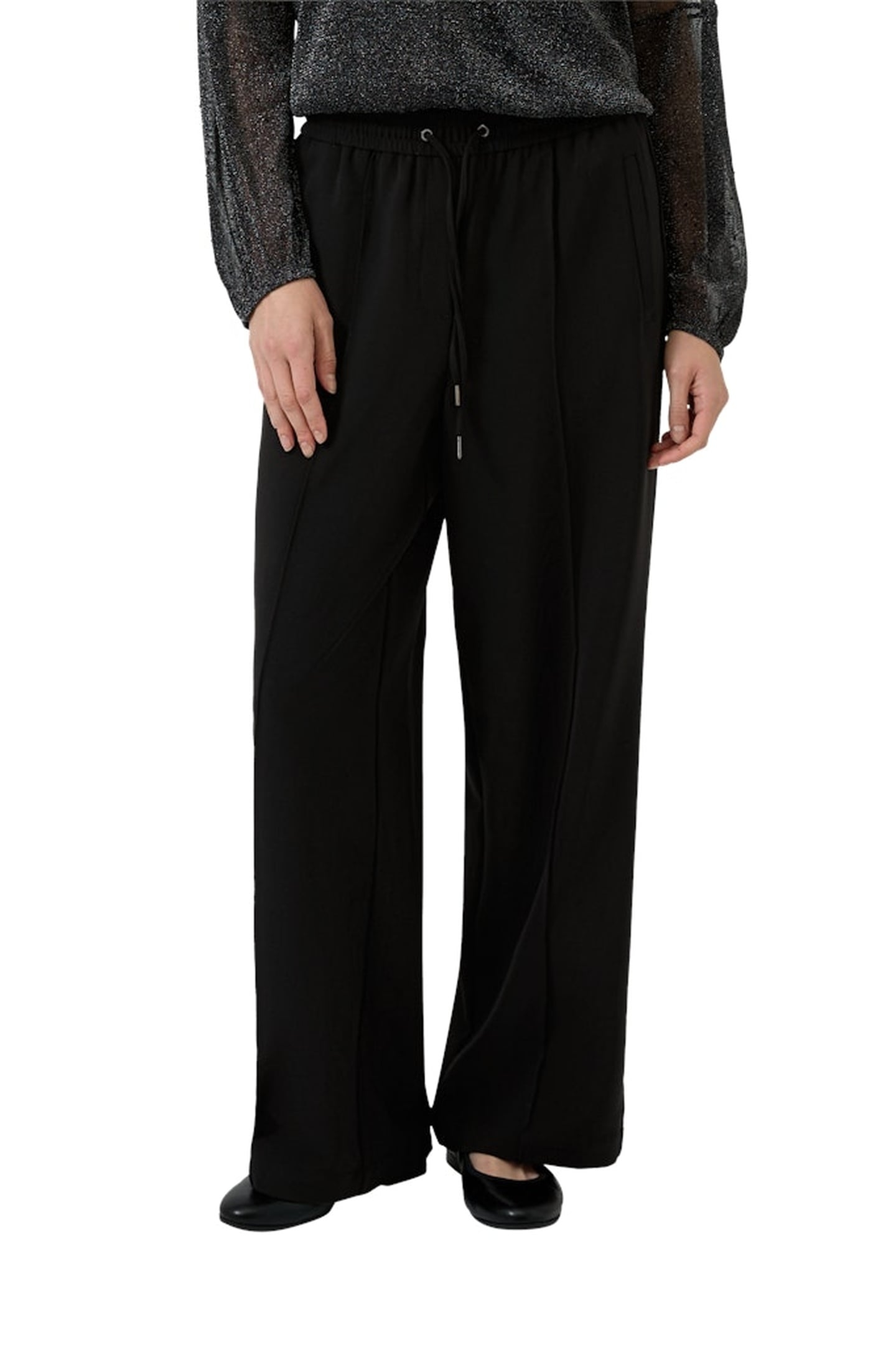 S.OLIVER PANTS BLACK 1