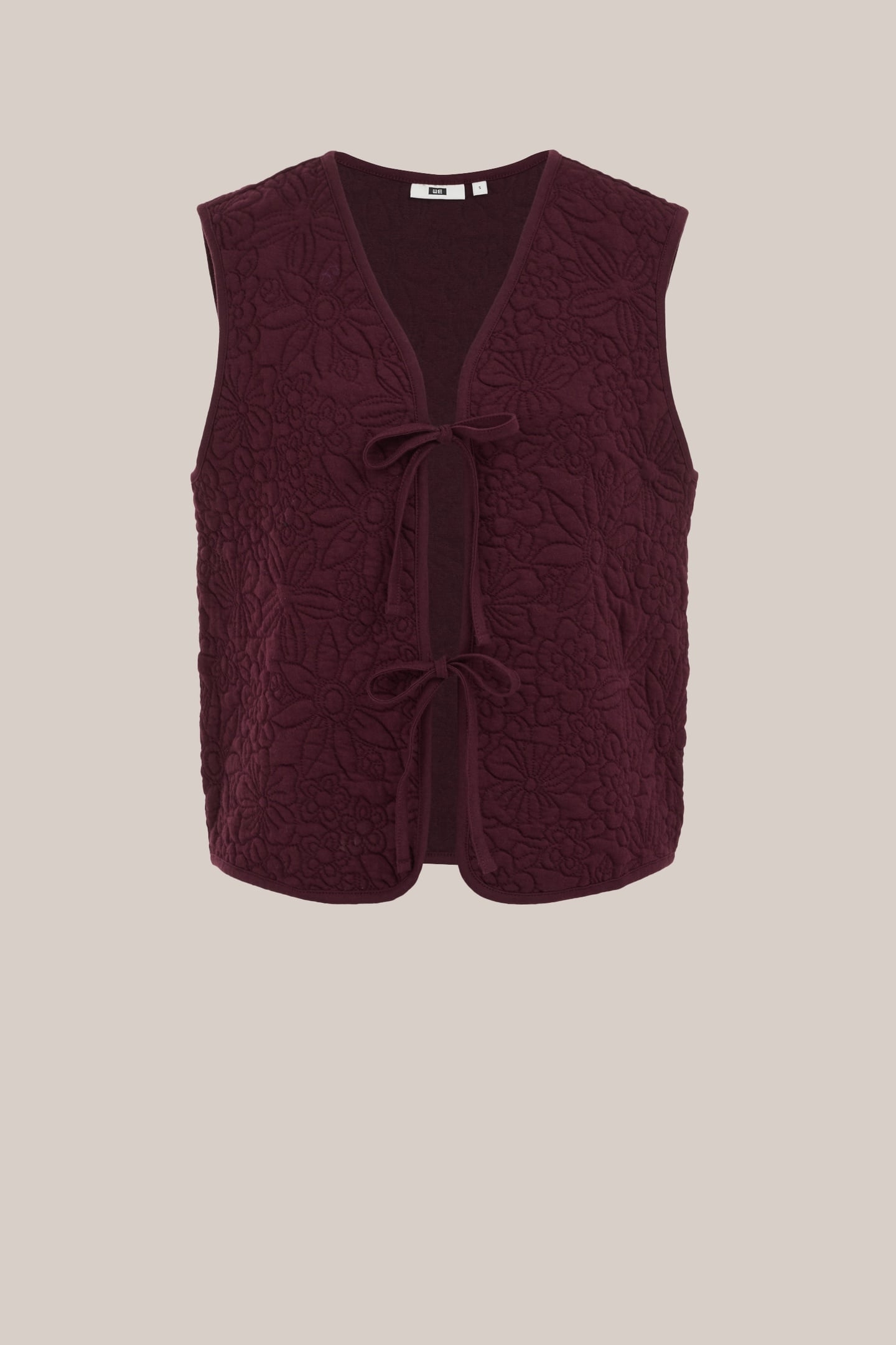 GILET BURGUNDY RED 4