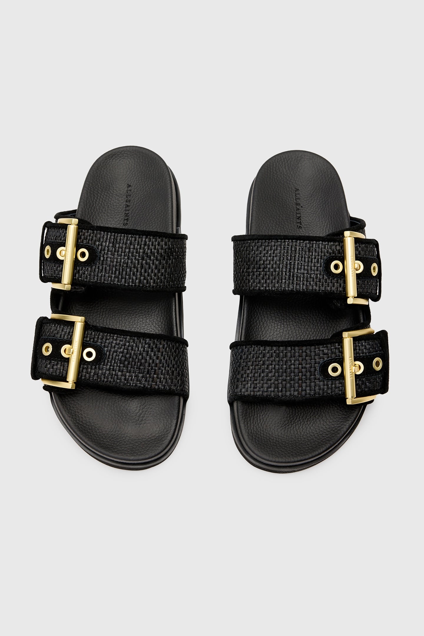 SIAN RAFFIA SANDAL BLACK 2