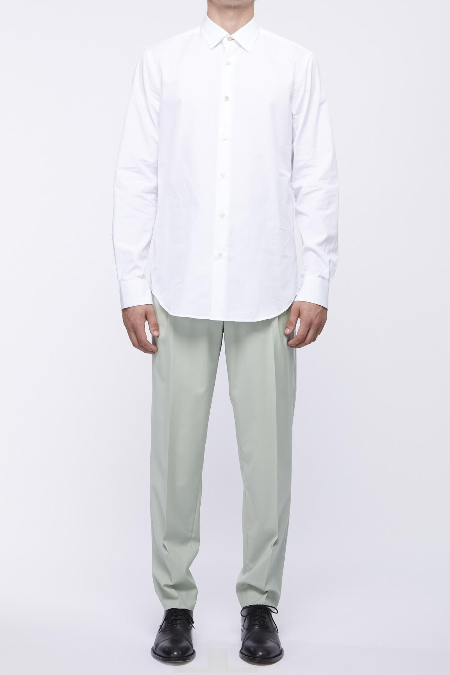GENTS S/C TAILORED SHIRT WHITE 2