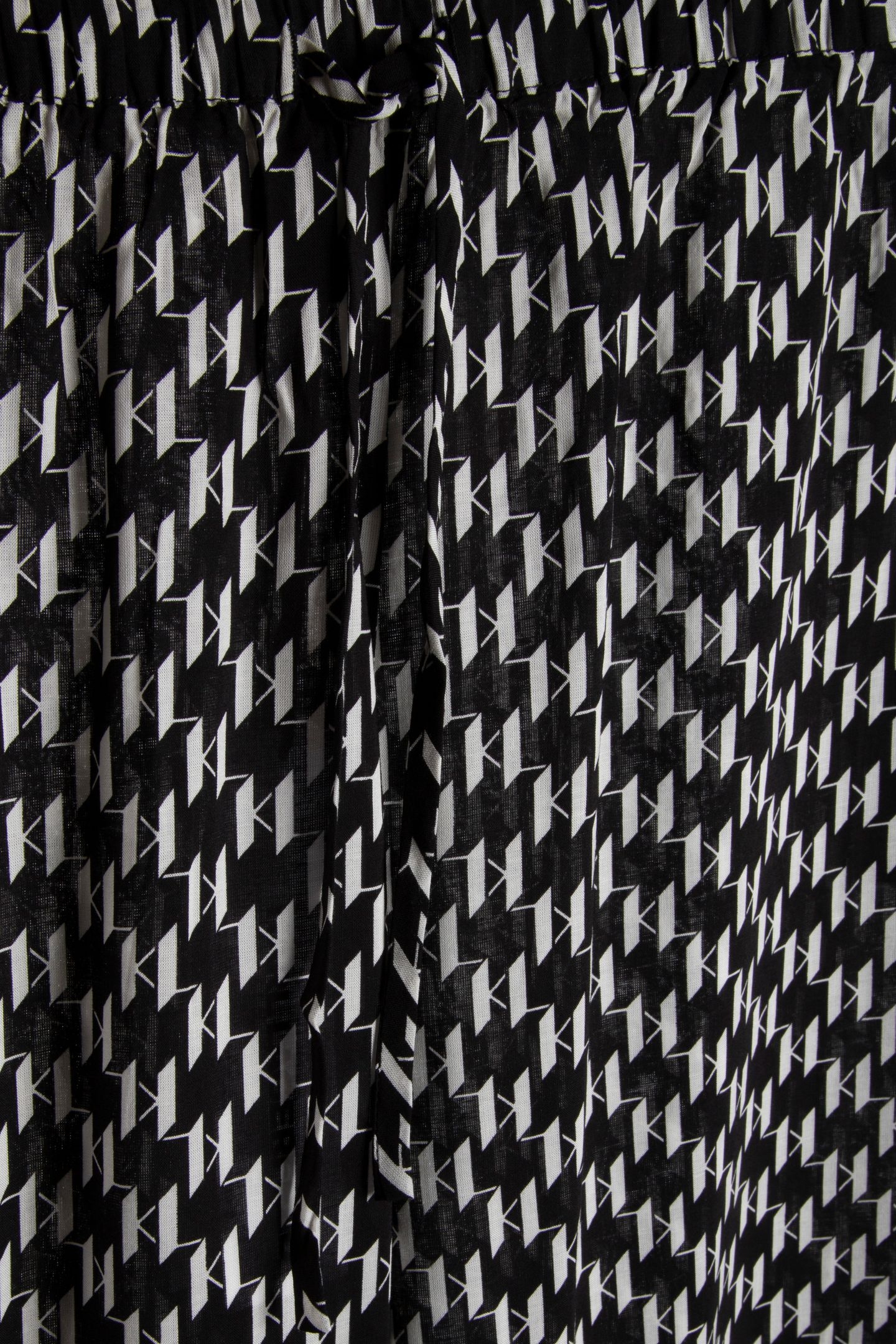 KL MONOGRAM BLACK/WHITE MONOGRAM BEACH PANTS 4