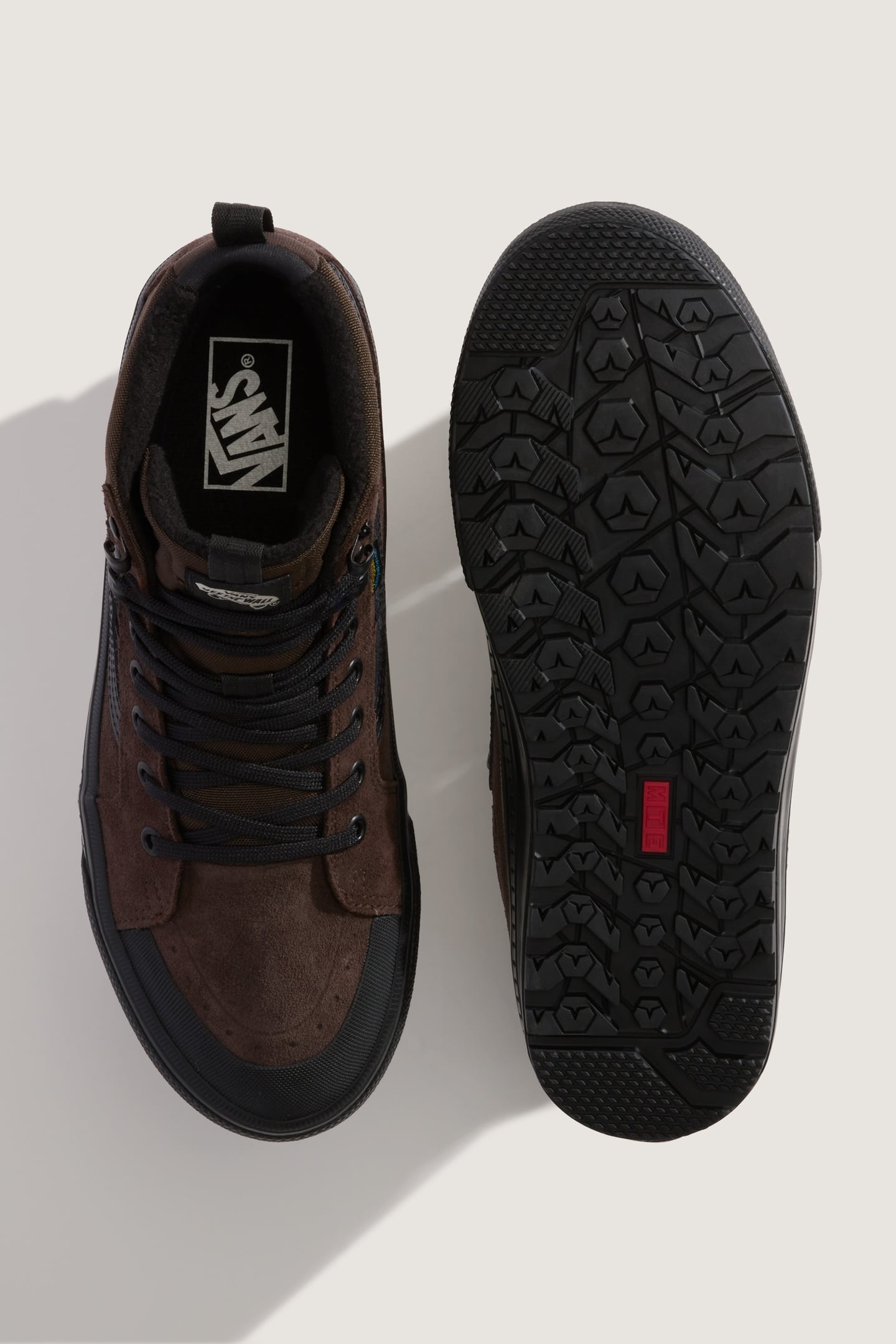 UNISEX SK8-HI WATERPROOF INSULATED BROWN/BLACK 4