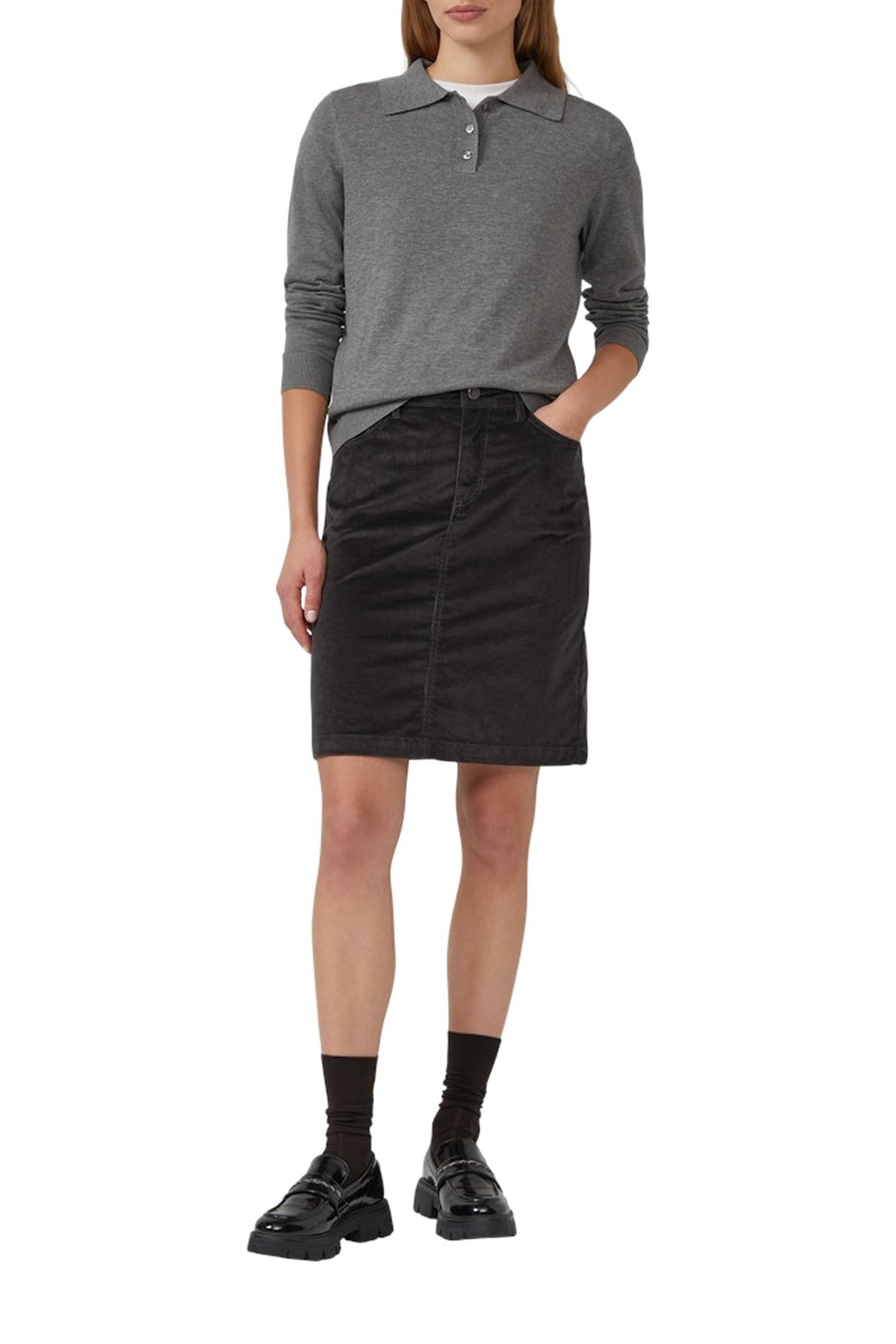 S.OLIVER PULLOVER GREY/BLACK 2