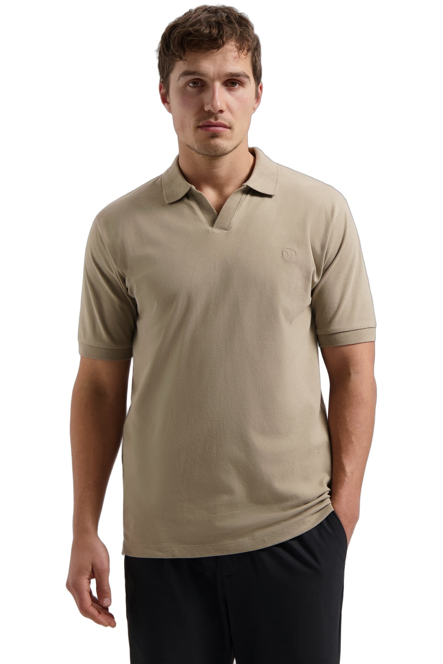 DS_BOWIE V-NECK POLO TIMBER WOLF 5