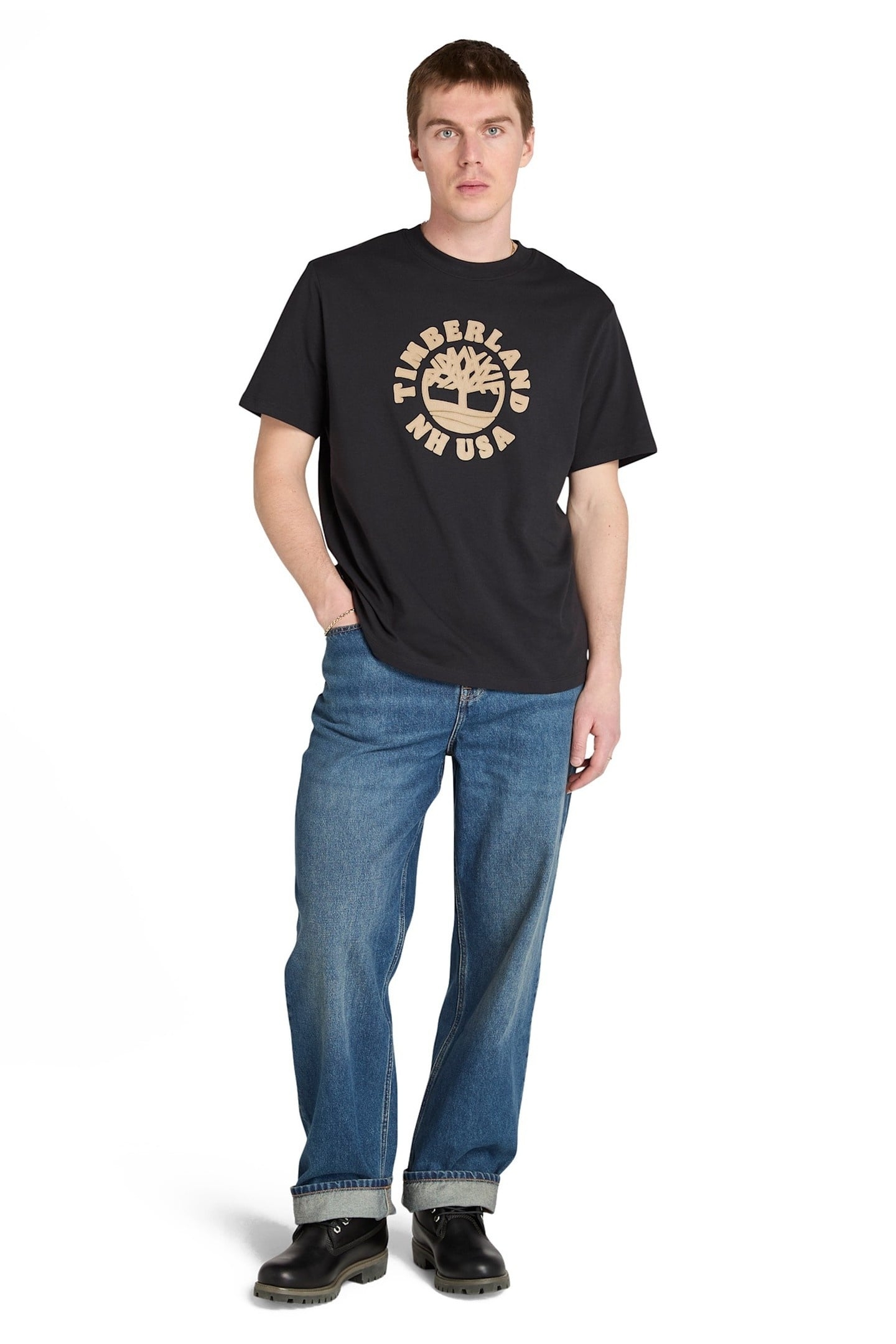 HOLIDAY FRONT GRAPHIC SS TEE BLACK 1