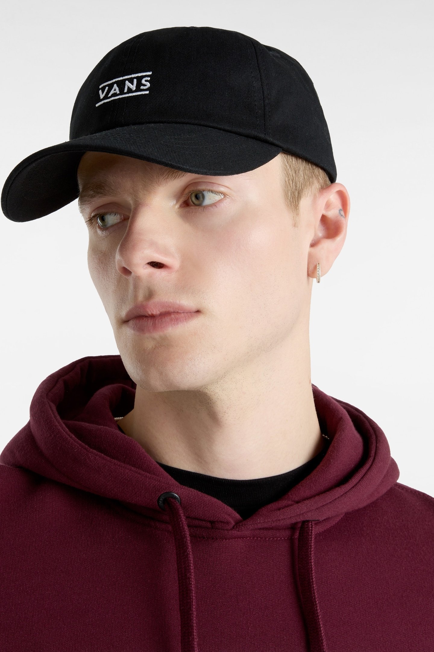 UNISEX HALF BOX CURVED BILL JOCKEY BLACK 4