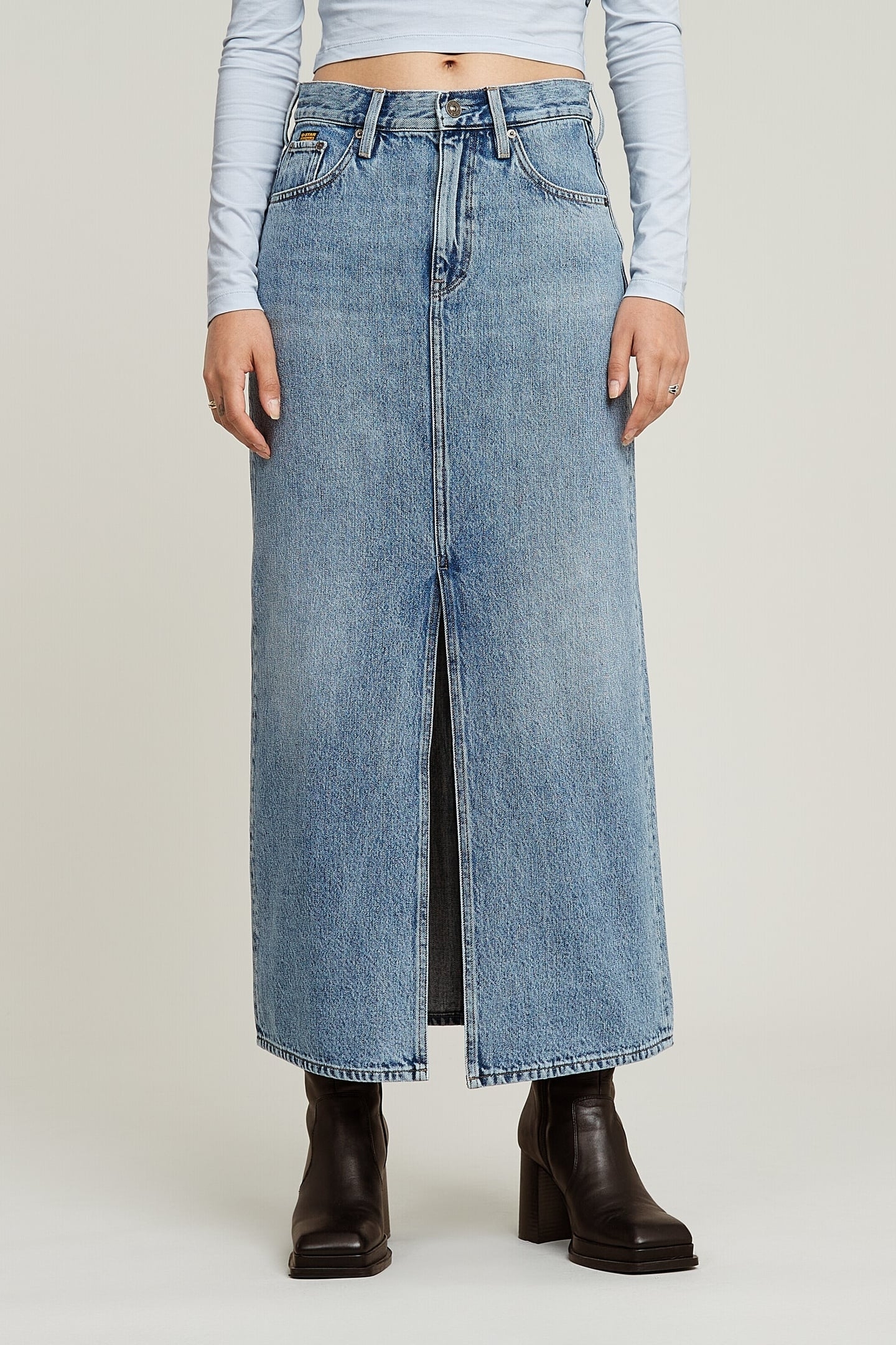 VIKTORIA LONG SKIRT FADED BLUE TORRENT 2