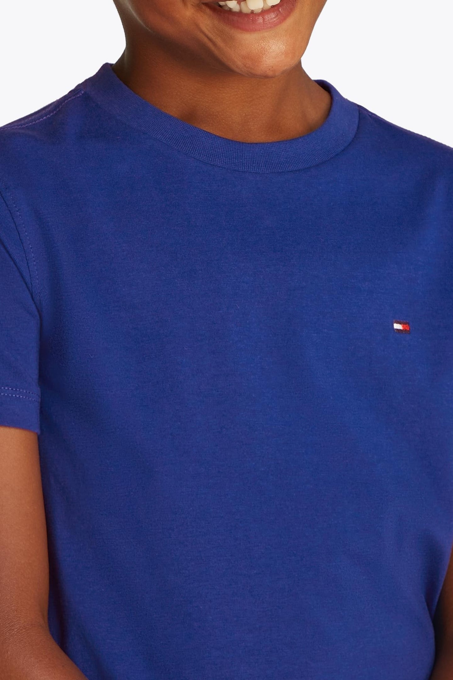 BOYS ESSENTIAL COTTON TEE WEDGE BLUE 2