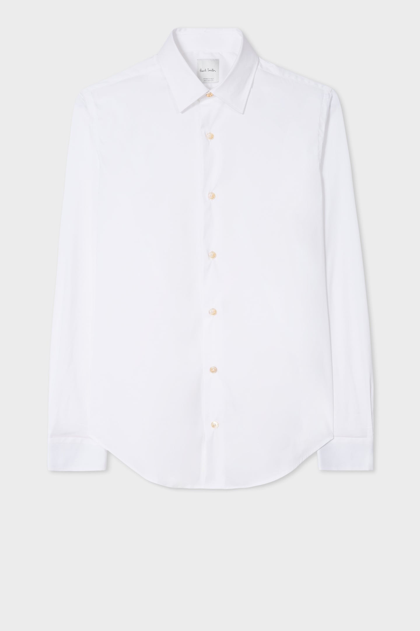 GENTS S/C SUPER SLIM SHIRT WHITE 4