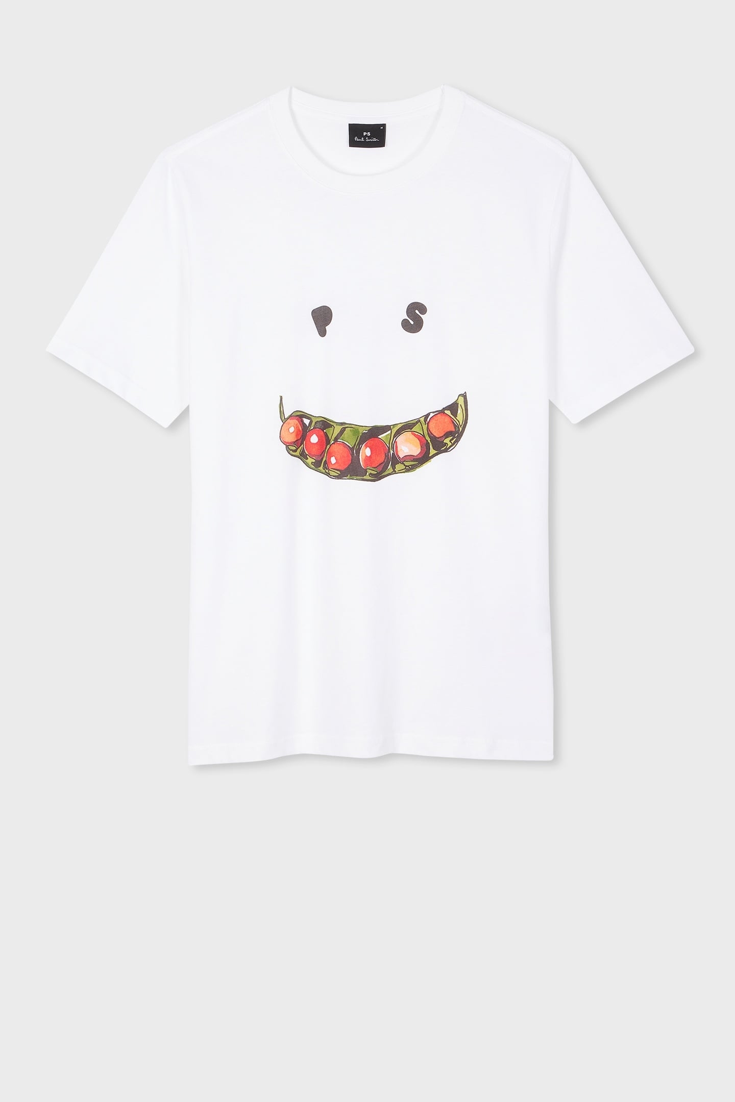 REG FIT T SHIRT HAPPY PEAS WHITE 1