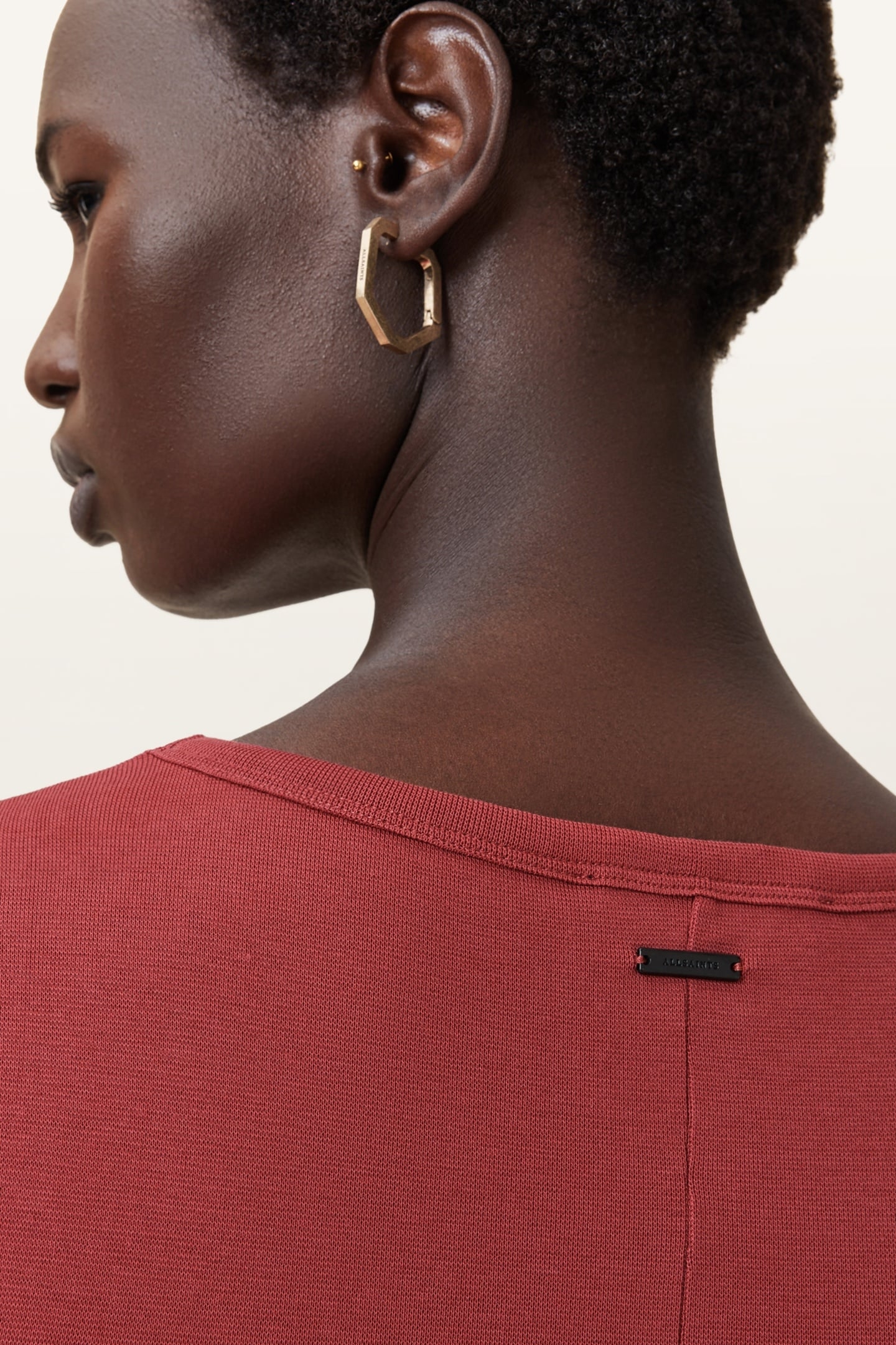 KATARINA SS DRESS BURNT BRICK RED 5