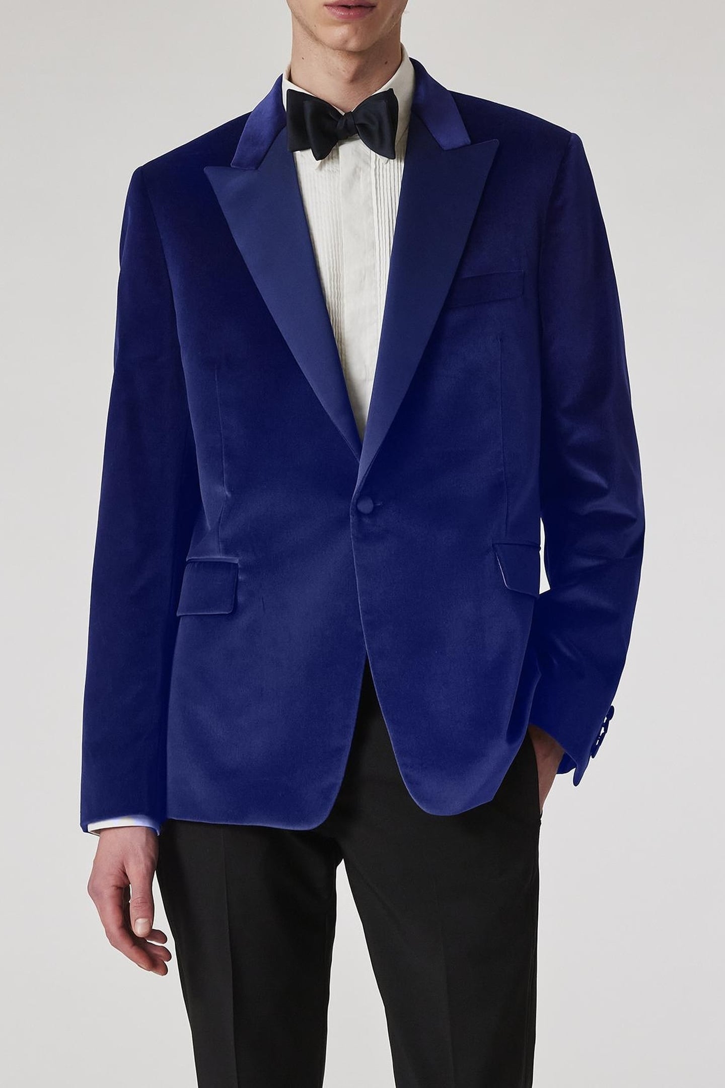 GENTS TAILORED FIT 2 BTN JACKET INKY 1