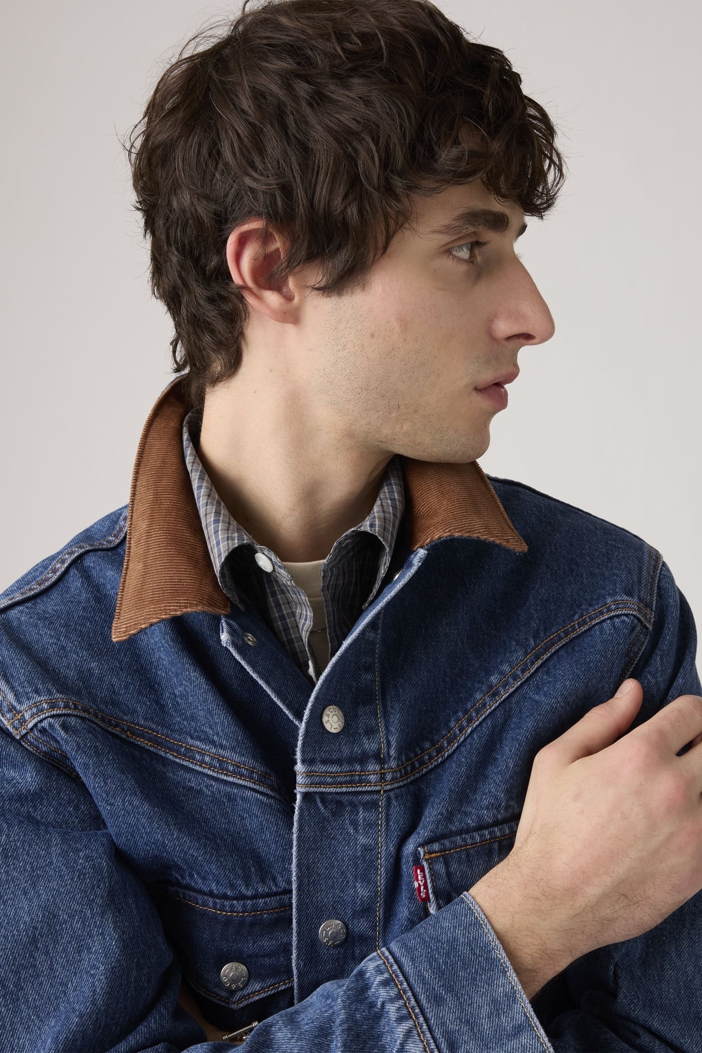 WESTERN SHORTHORN TRUCKER JACKET BLUE 6