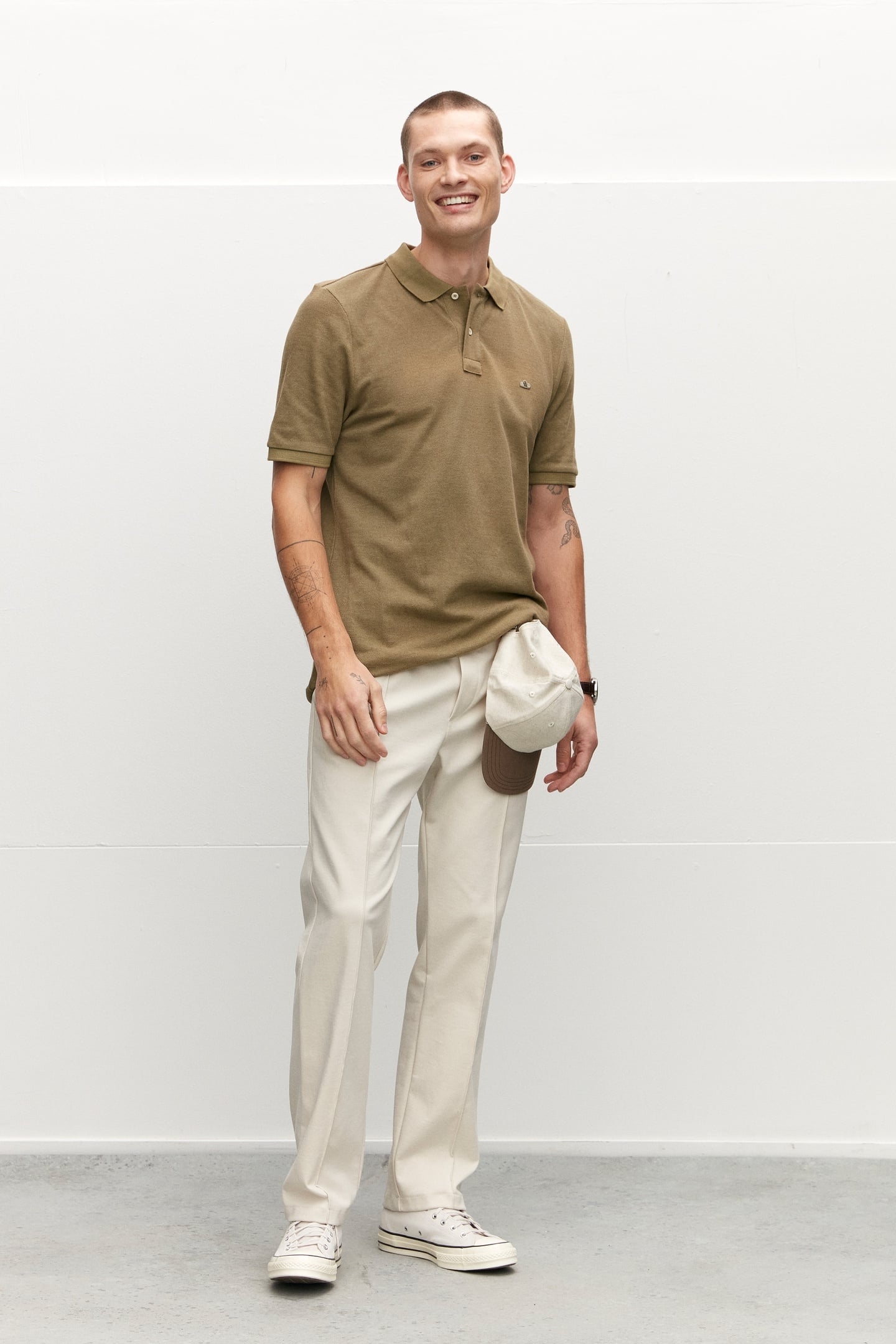 PAUL POLOS DARK BEIGE 1