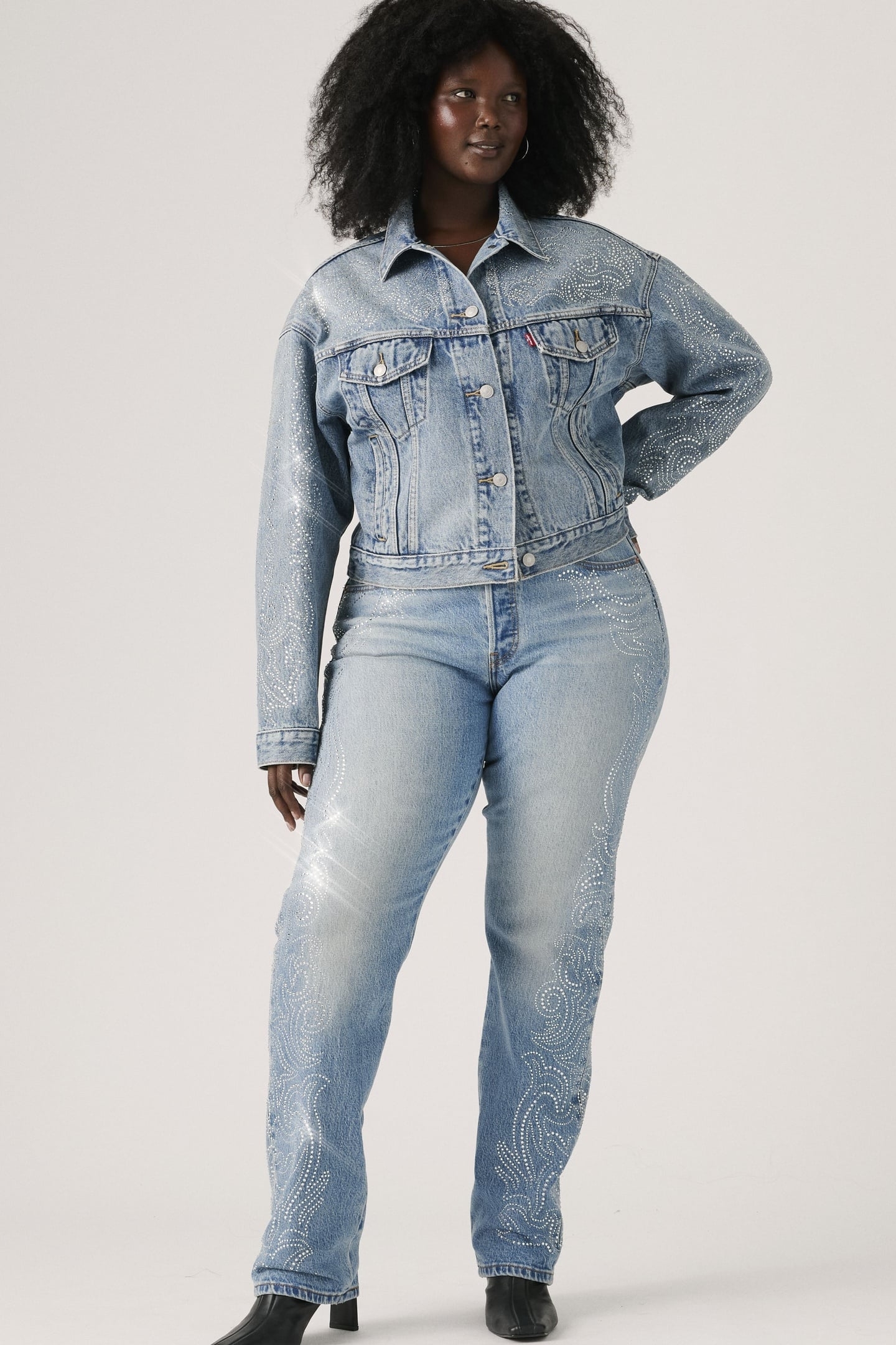 501® CURVE JEANS BLUE 1