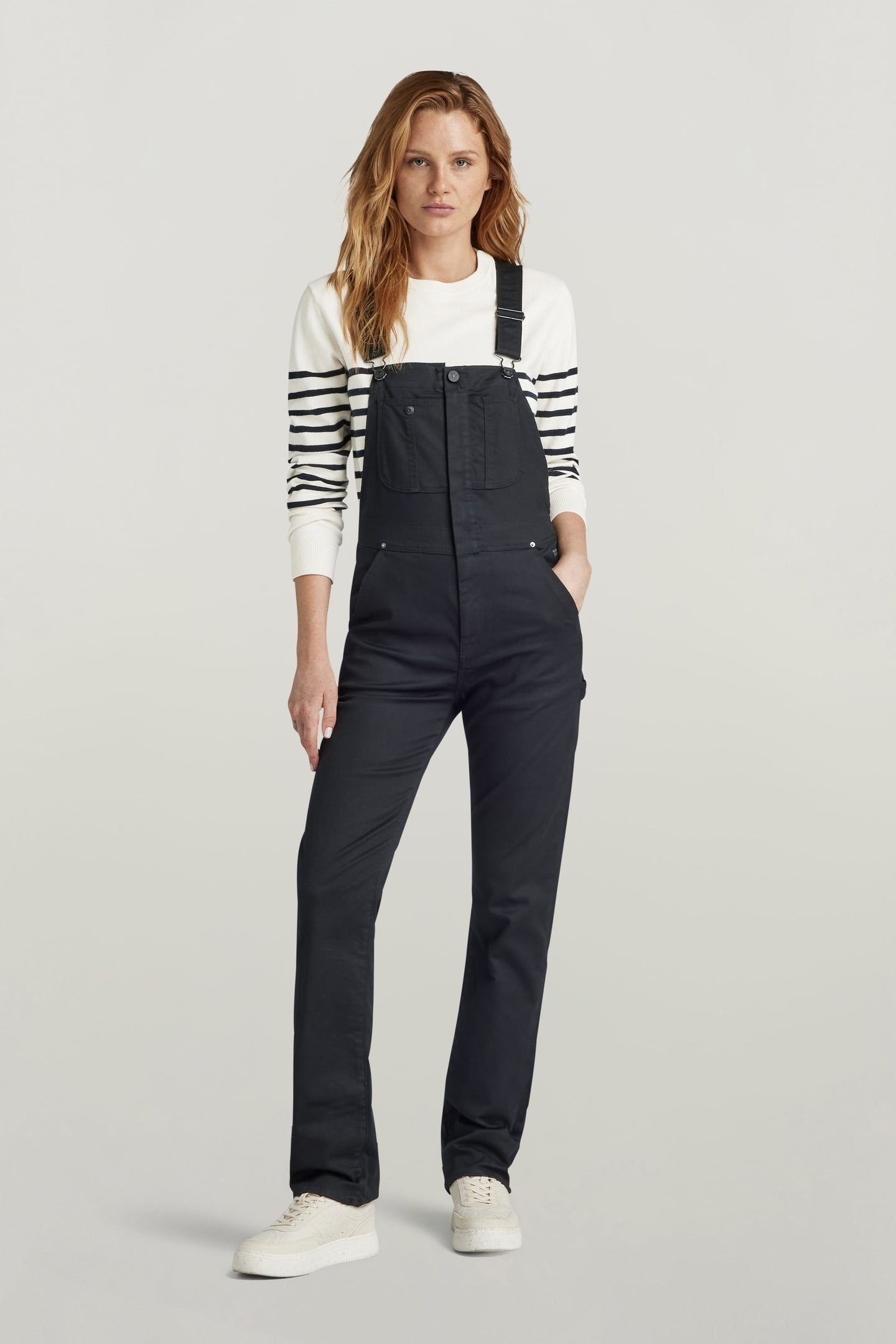 SLIM DUNGAREE S\LESS DK BLACK 2