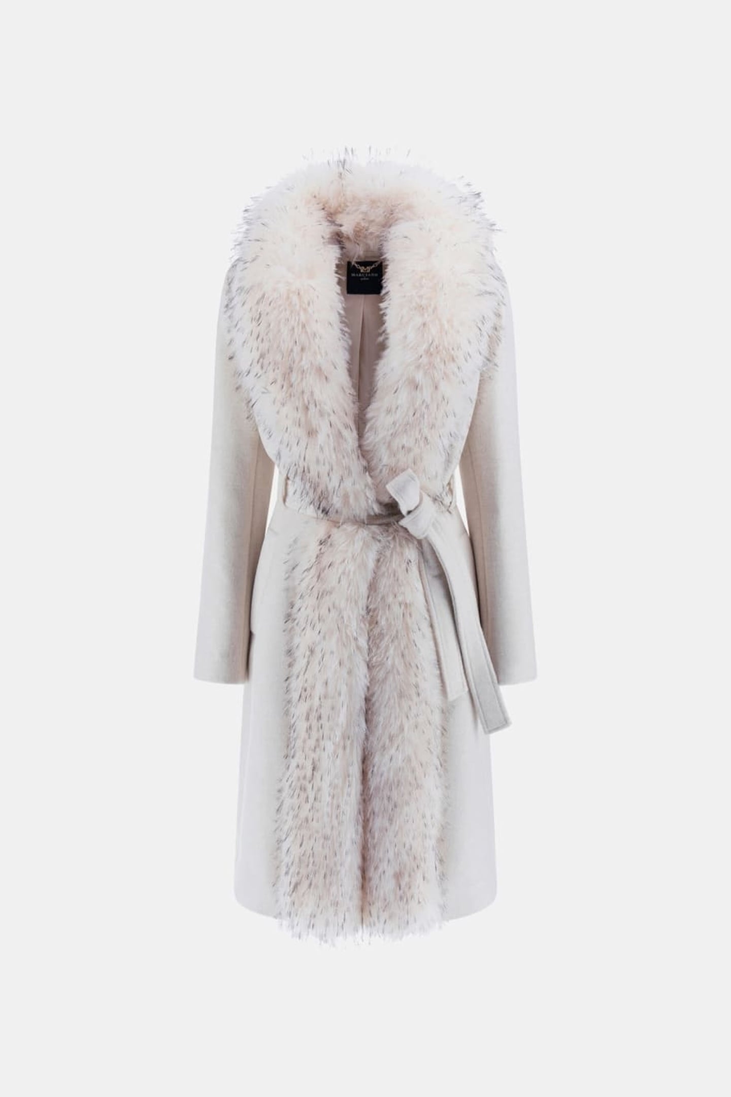 MARCIANO BY GUESS VALERIE COAT HEATHER OFF WHITE 3