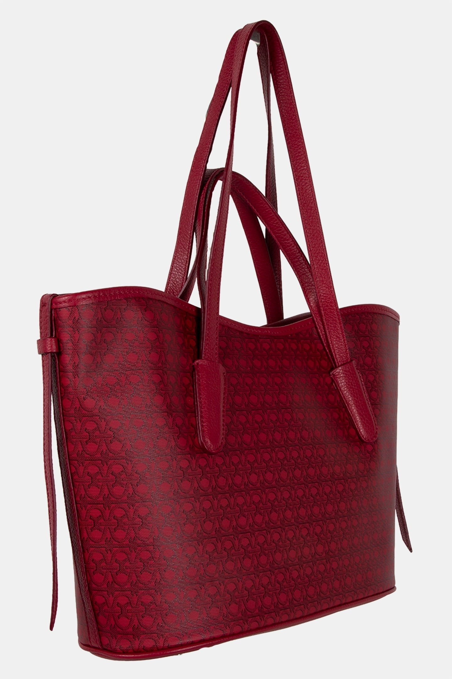 LARGE TOTE BAG IN BURGUNDY 3