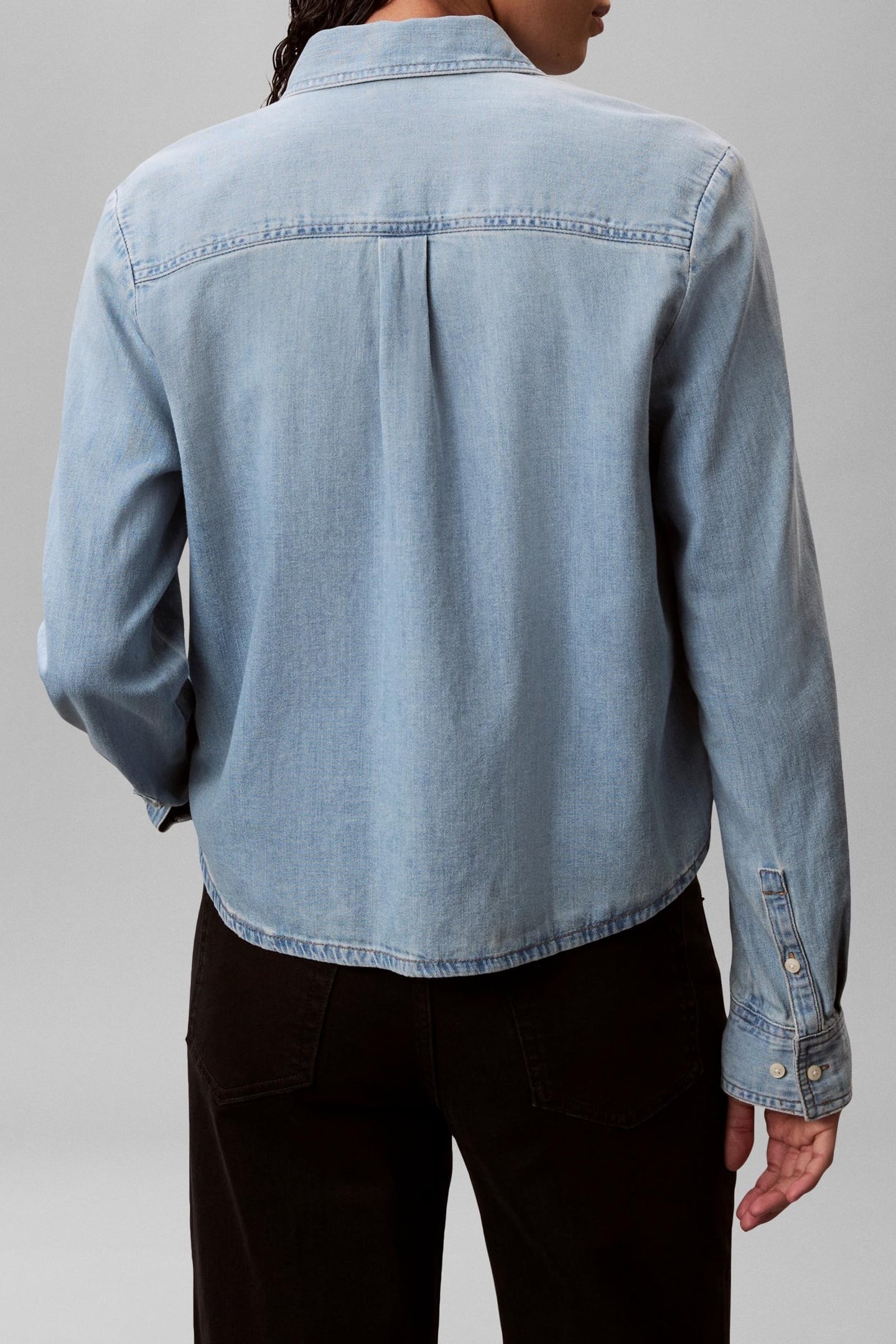 CROPPED LS SHIRT BRIGHTON BLUE 4