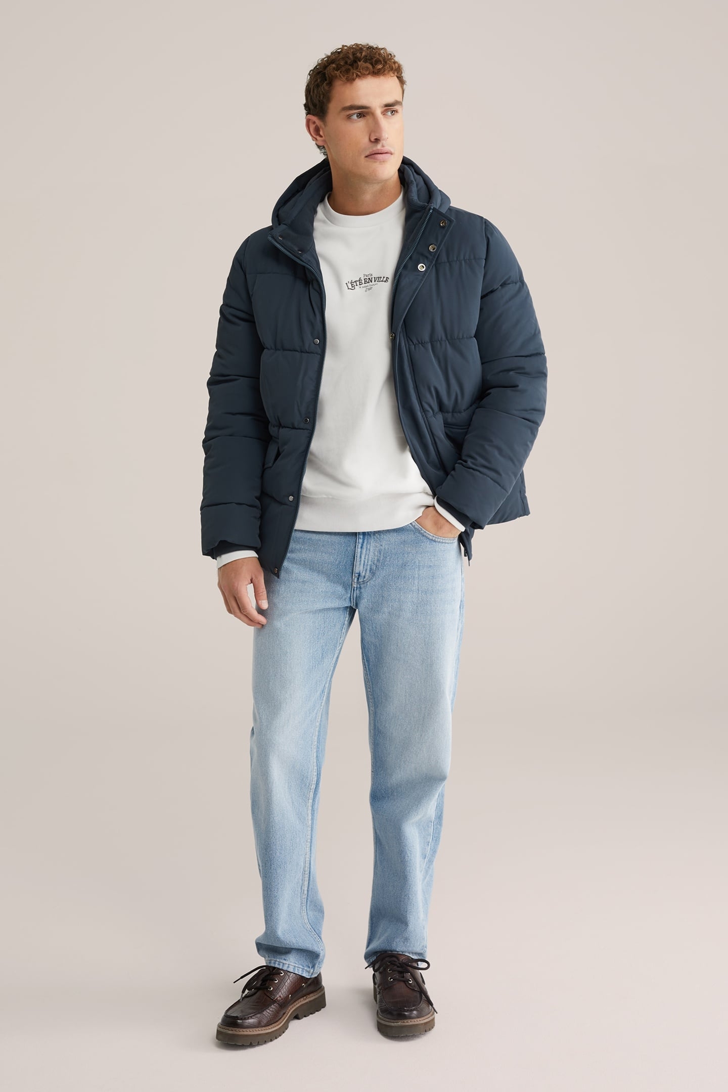 JACKET NORMAL LENGTH DARK BLUE 3