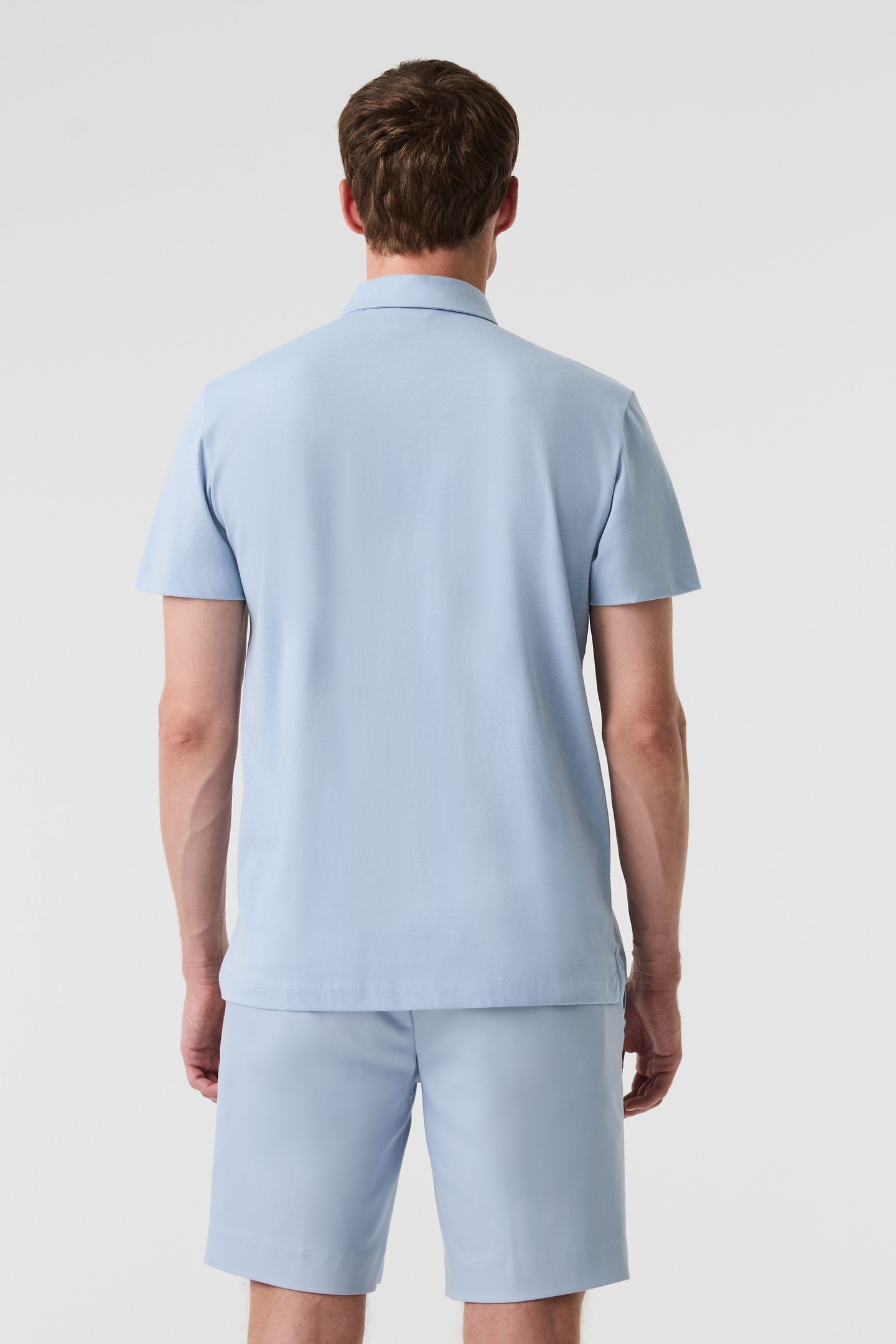 JOMAR V1.Y9.01 POLO SHIRT SHORT FOG BLUE 2