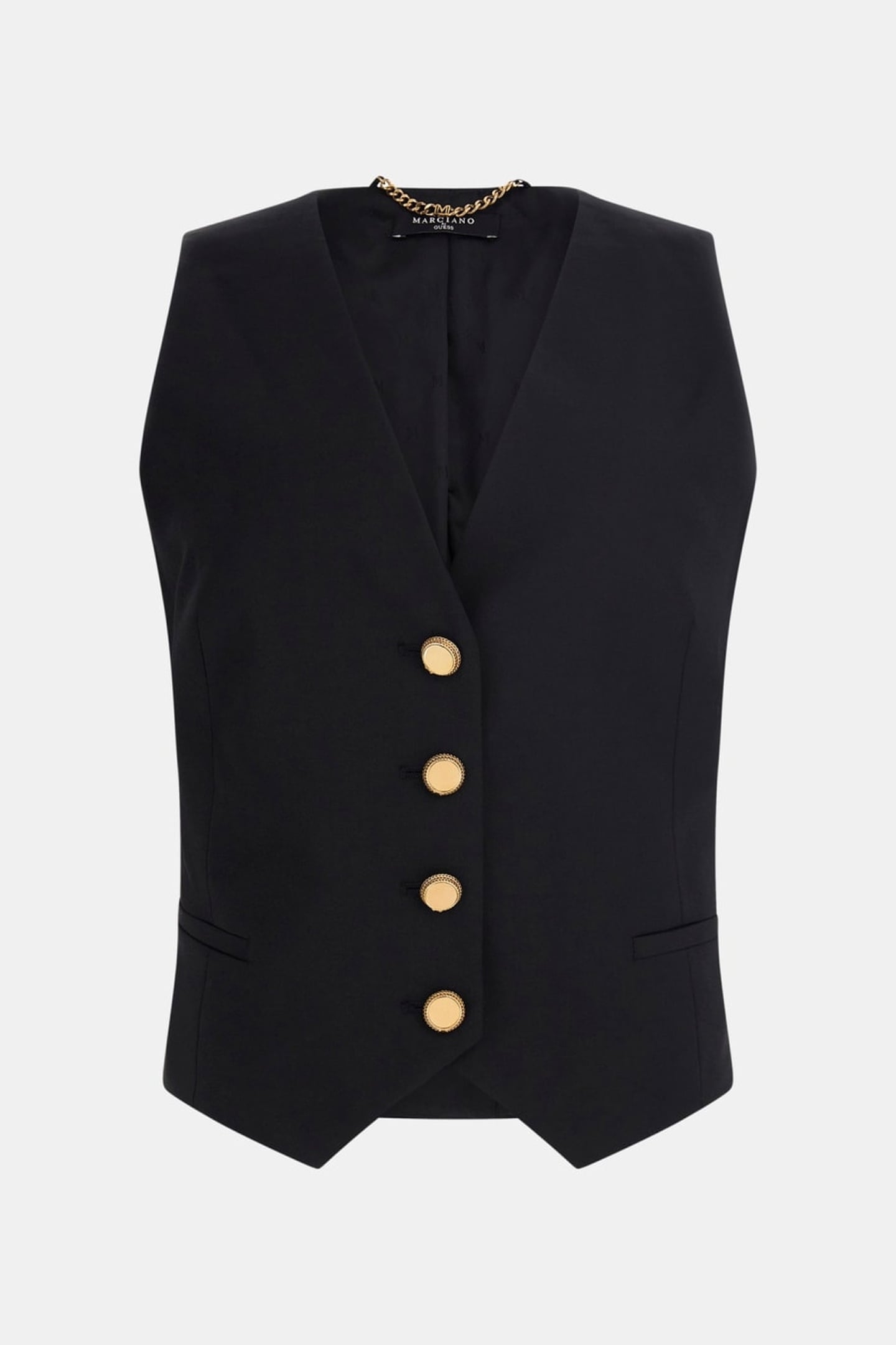 MARCIANO BY GUESS IRINA VEST JET BLACK 5