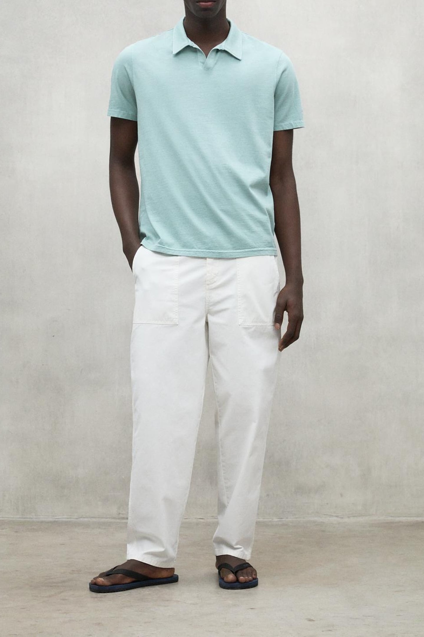 ENZOALF POLO WASHED GREEN 2