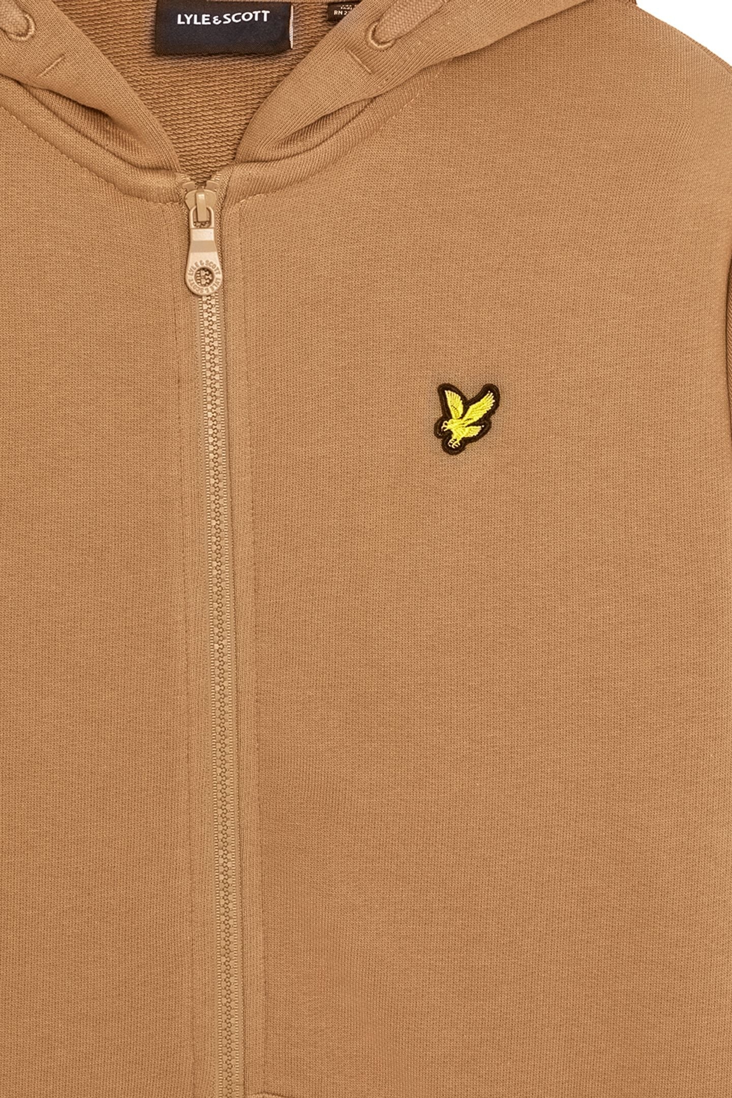 ZIP THROUGH HOODIE TIGERS EYE 4