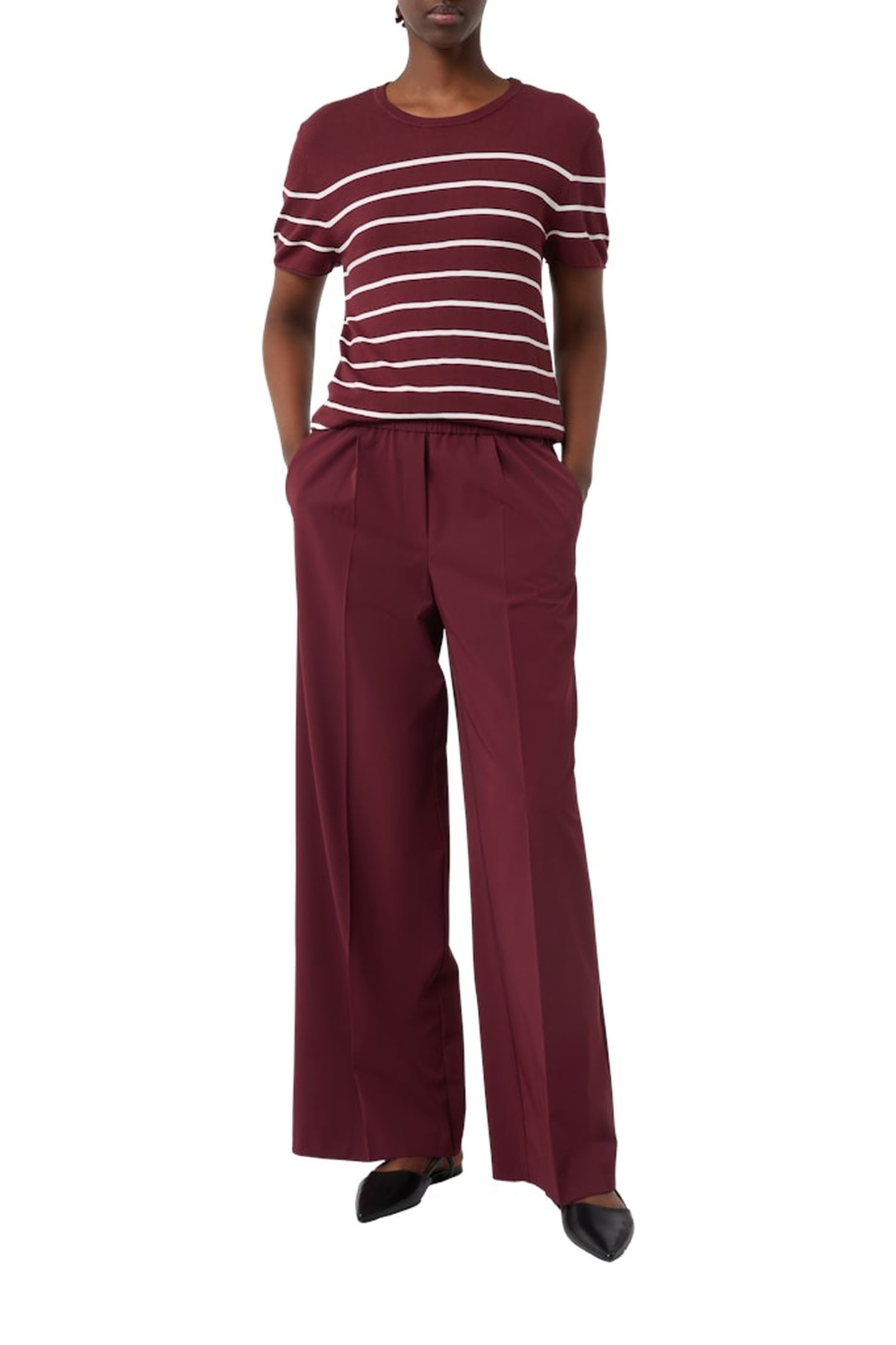 COMMA PULLOVER BURGUNDY 1