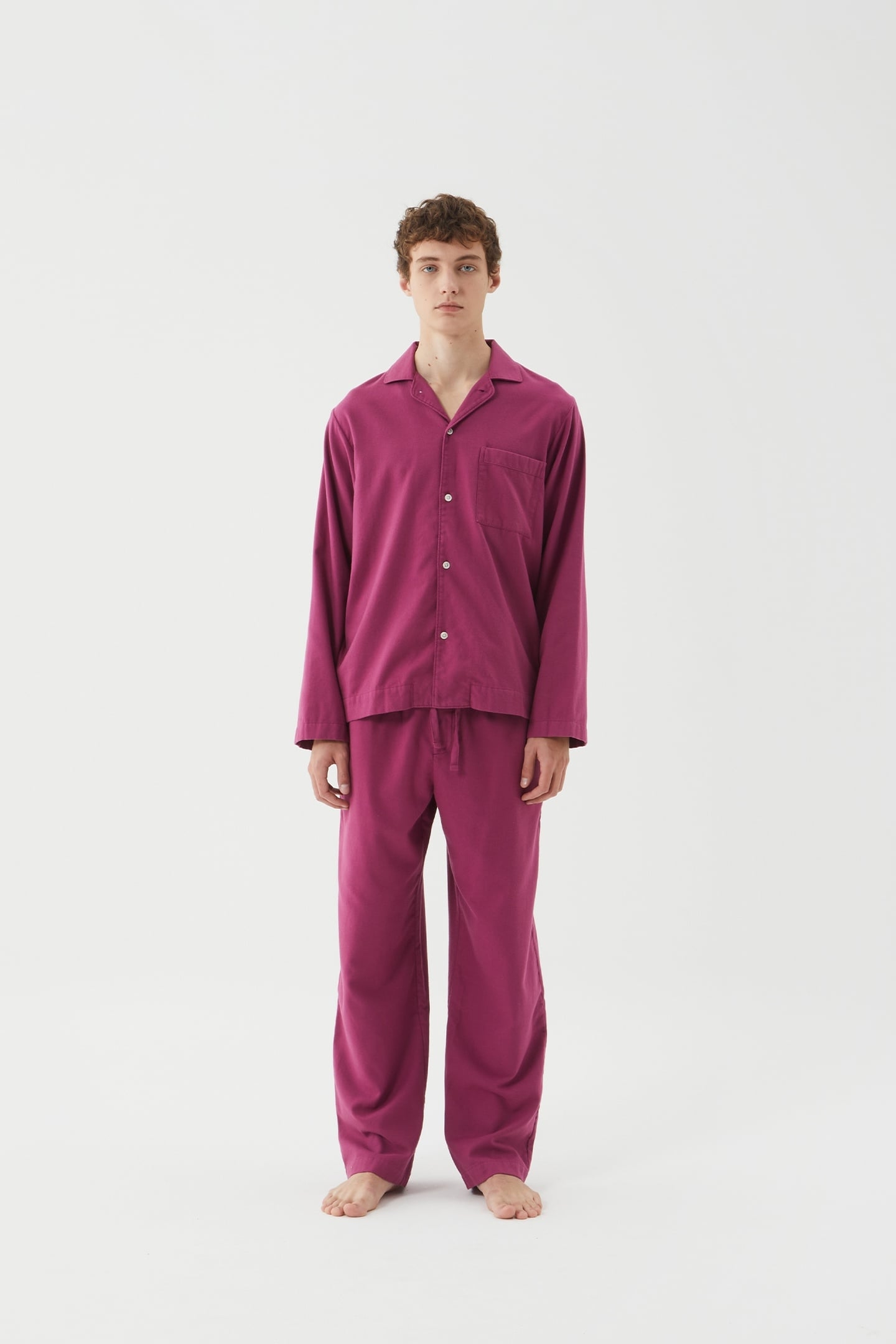 UNISEX FLANNEL, PYJAMAS SHIRT GRAPE 7
