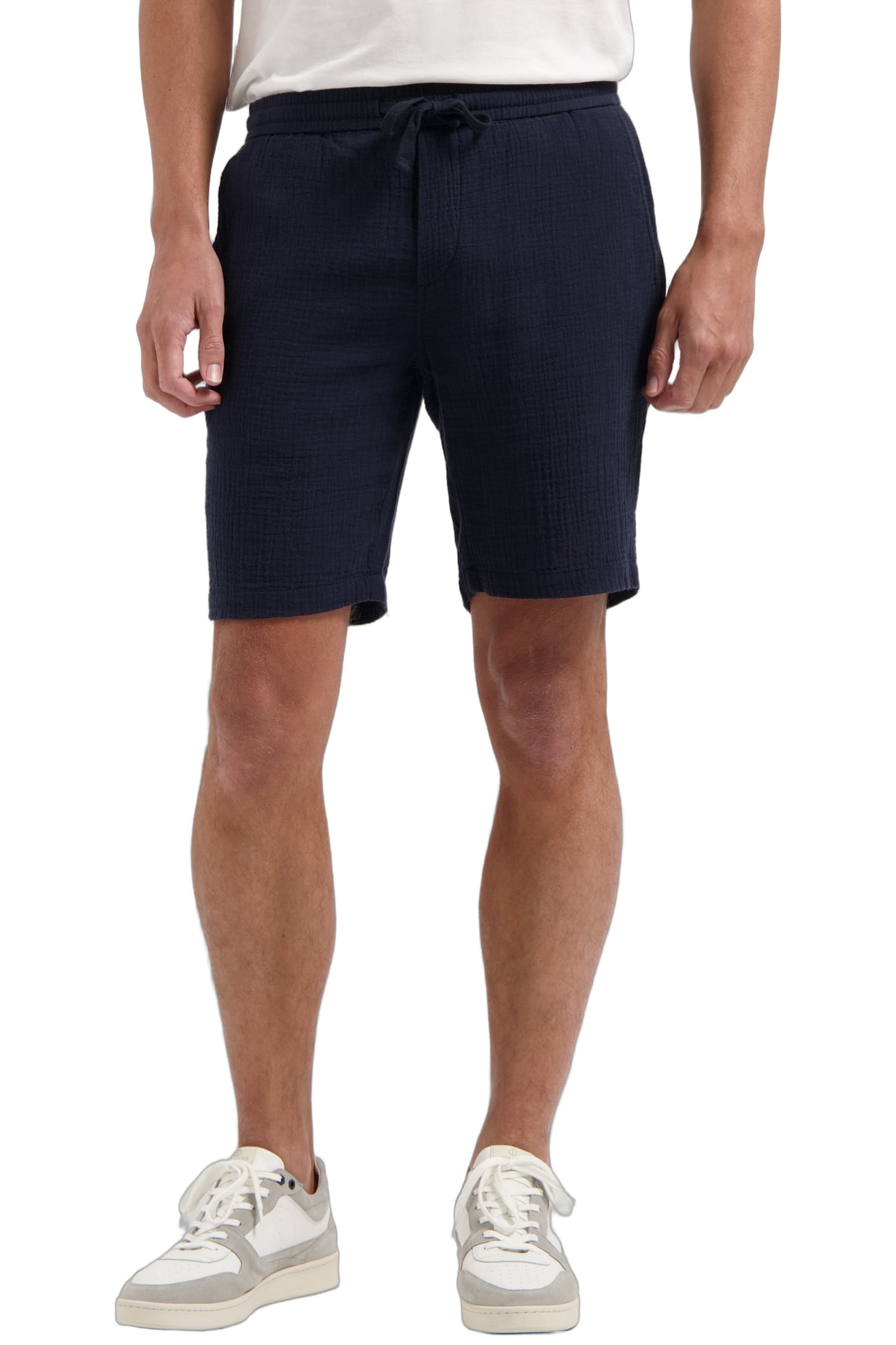 DS_LOGAN DBL WEAVE SHORTS DK. NAVY 4