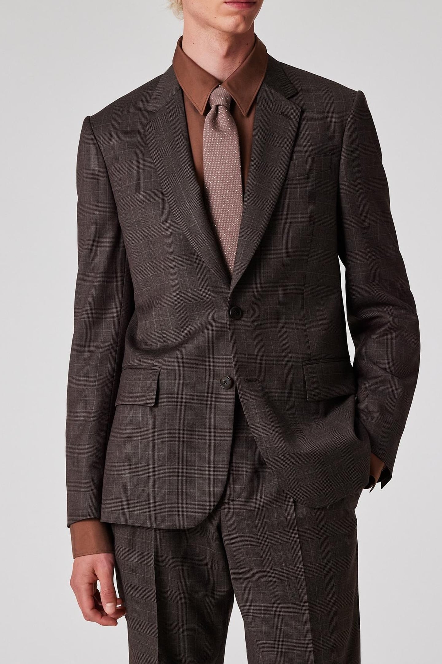 GENTS TAILORED FIT 2BTN JACKET DARK VIOLET 1