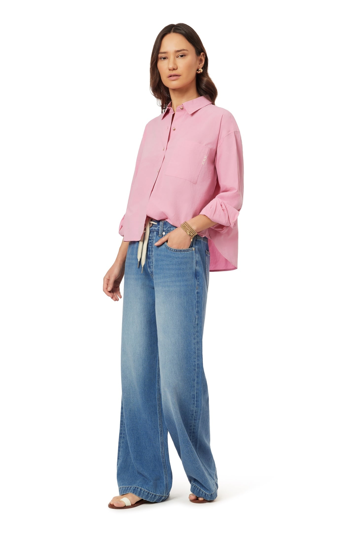 CROPPED SHIRT CASHMERE ROSE 3